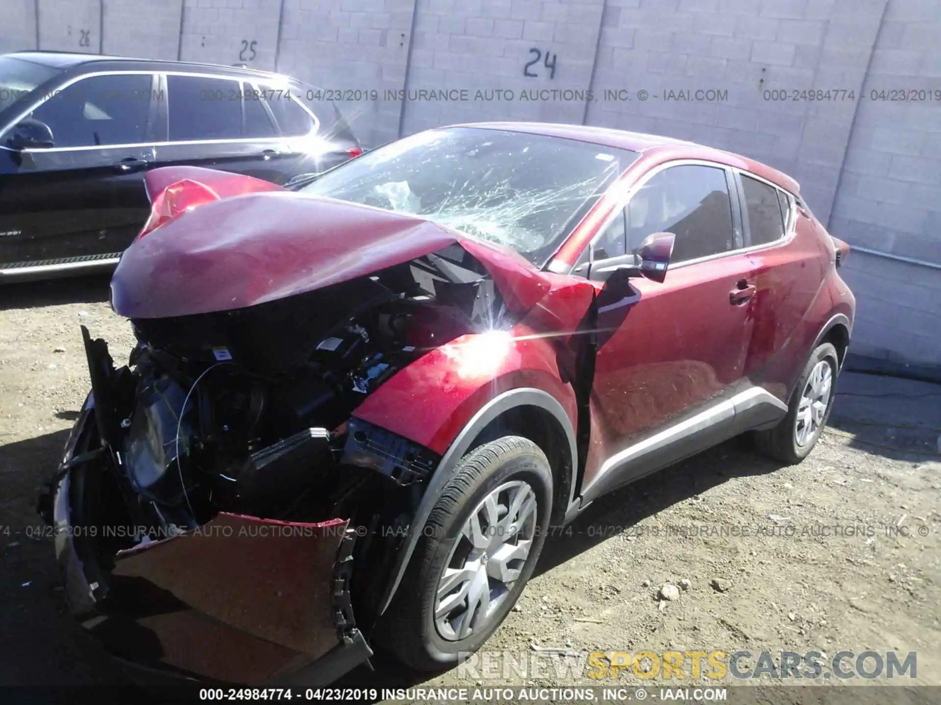 2 Photograph of a damaged car JTNKHMBX6K1032656 TOYOTA C-HR 2019