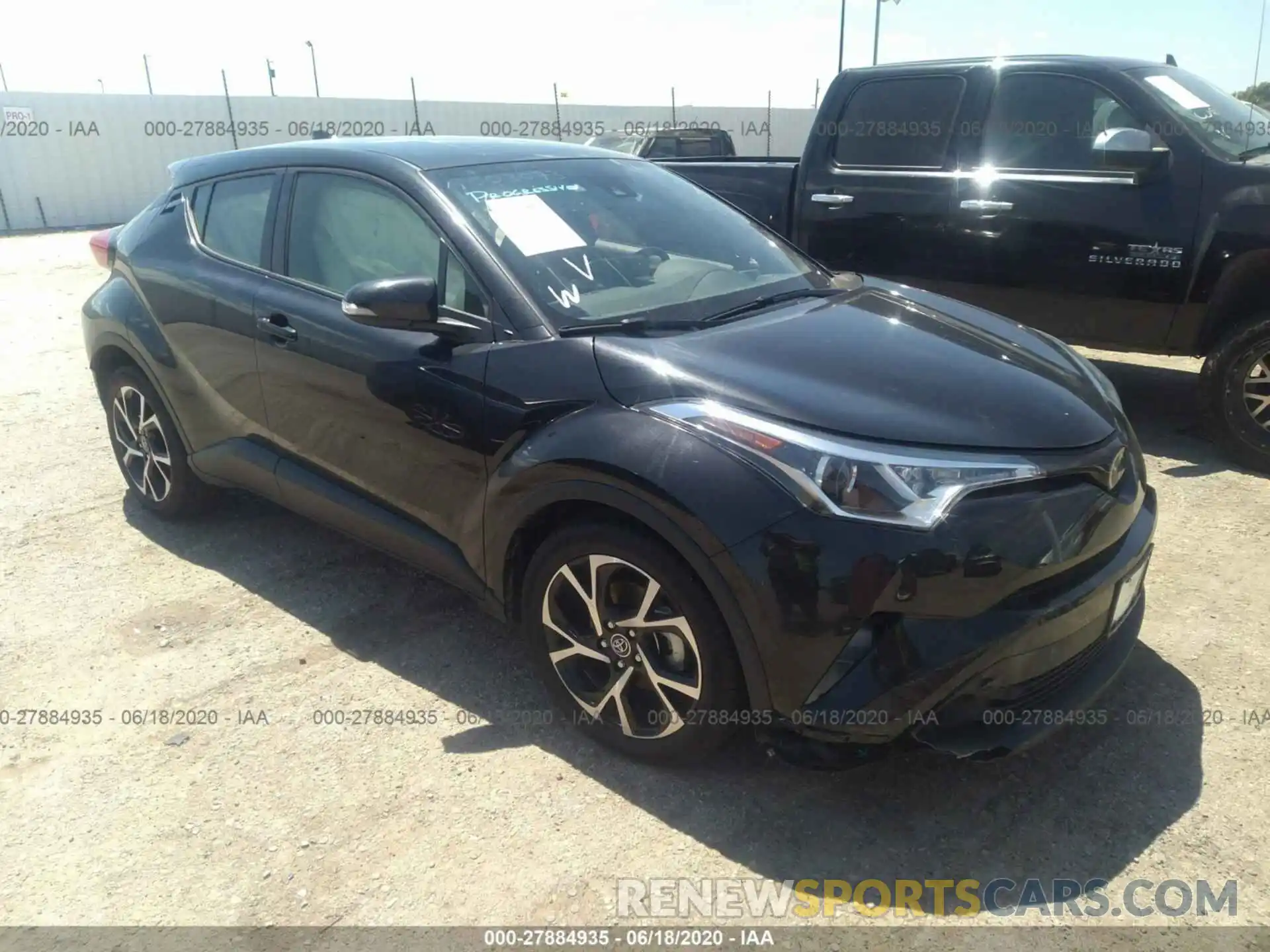 1 Photograph of a damaged car JTNKHMBX6K1032866 TOYOTA C-HR 2019