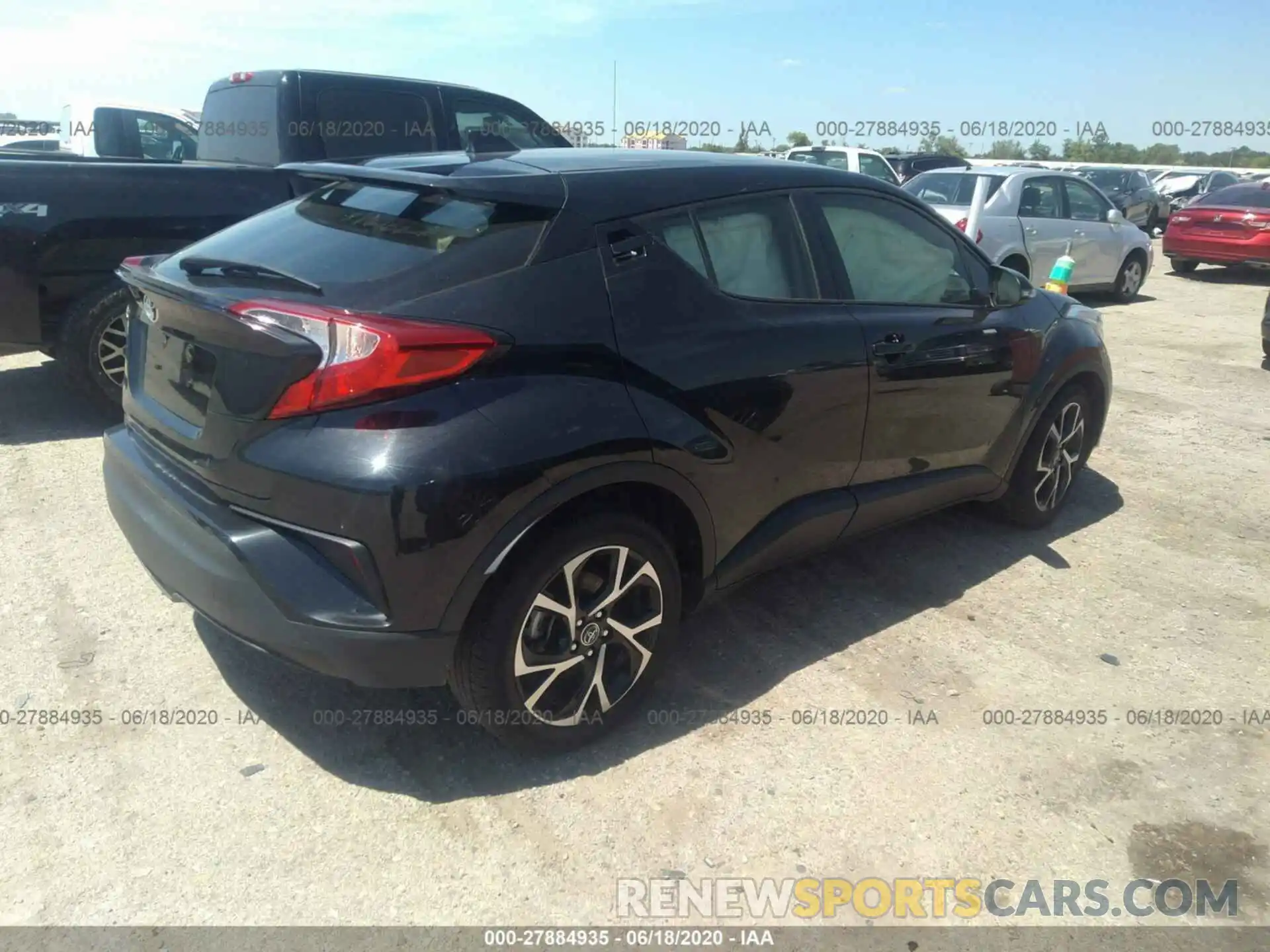 4 Photograph of a damaged car JTNKHMBX6K1032866 TOYOTA C-HR 2019