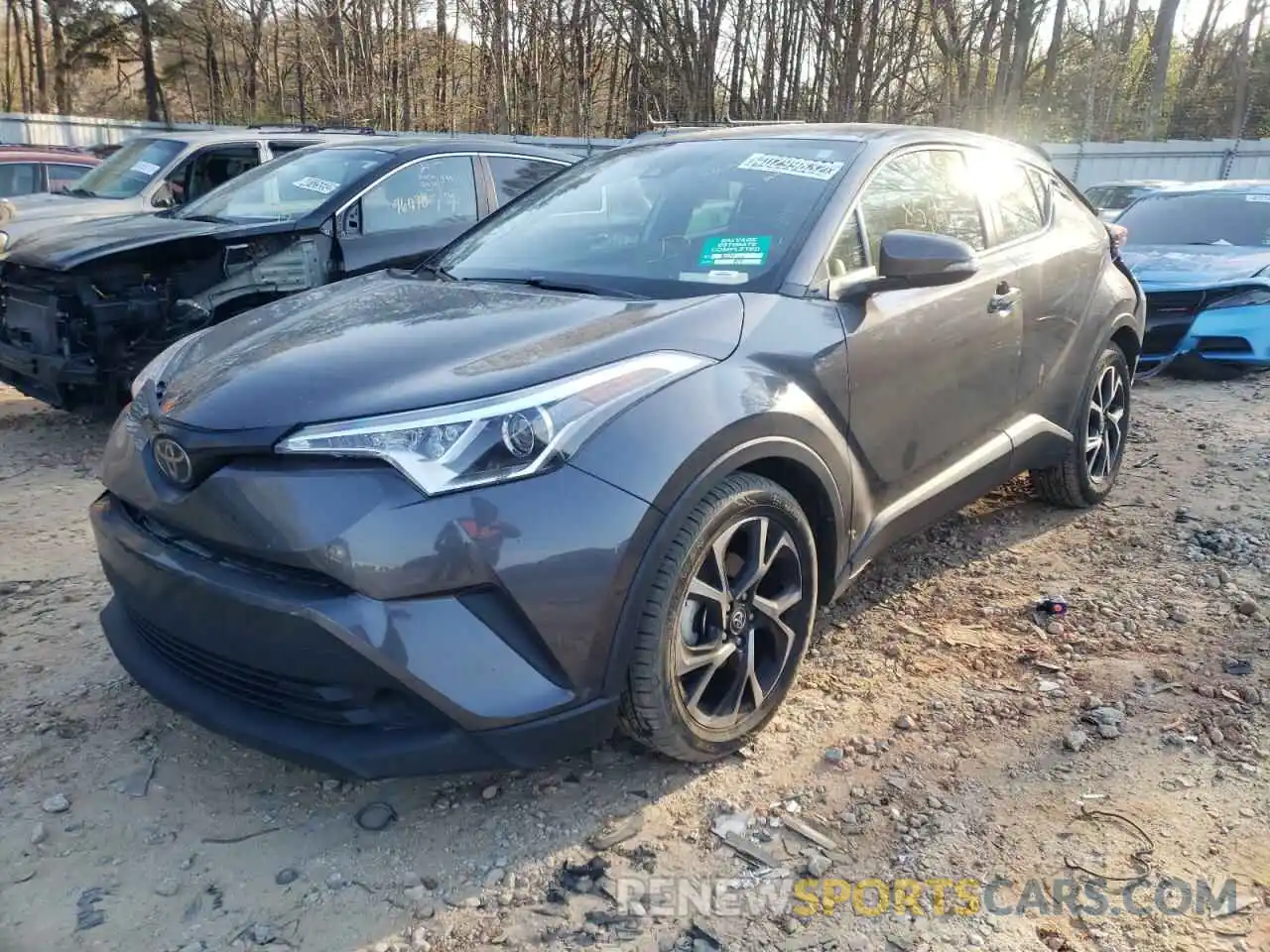 2 Фотография поврежденного автомобиля JTNKHMBX6K1032964 TOYOTA C-HR 2019