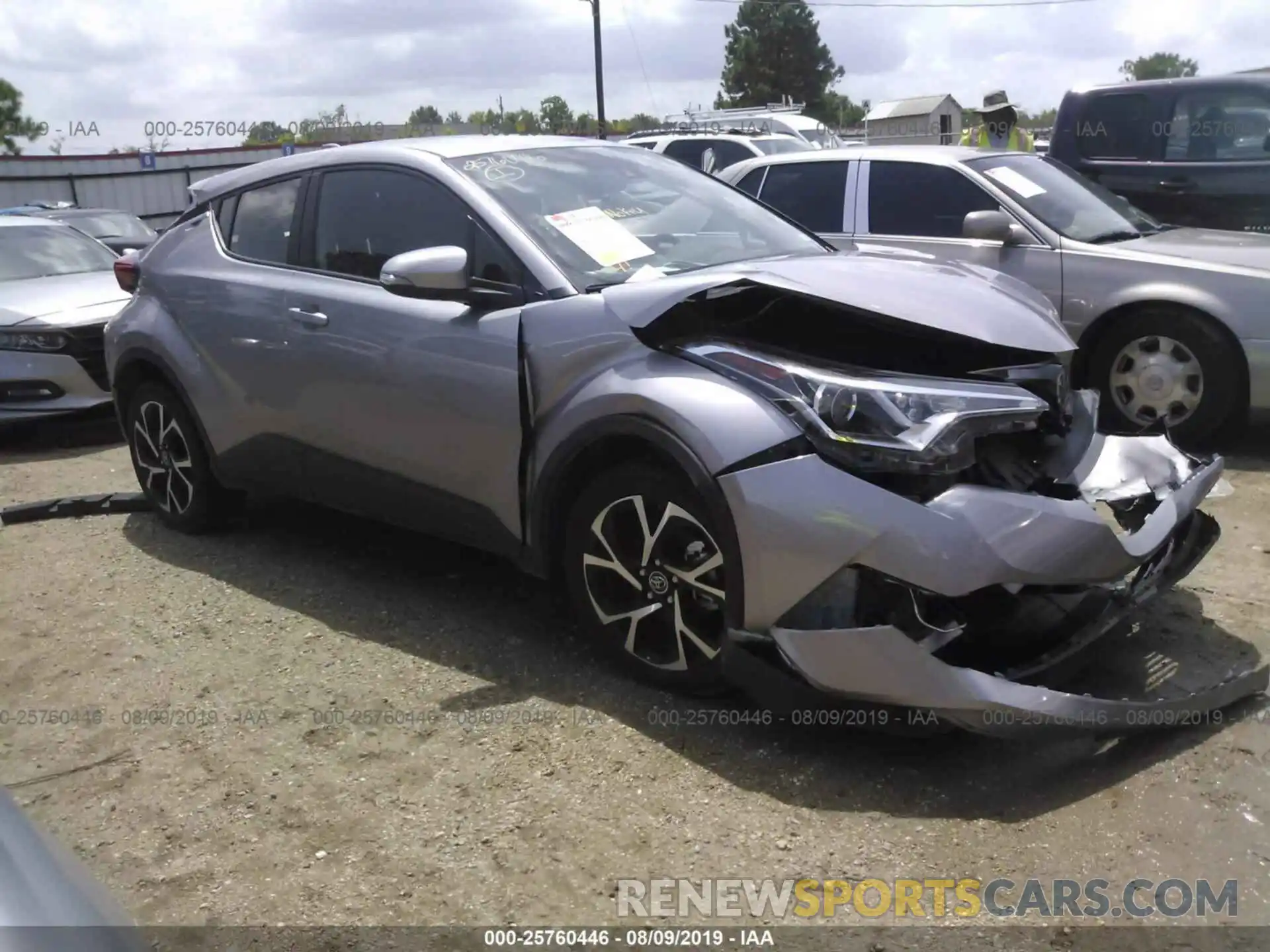 1 Photograph of a damaged car JTNKHMBX6K1033077 TOYOTA C-HR 2019