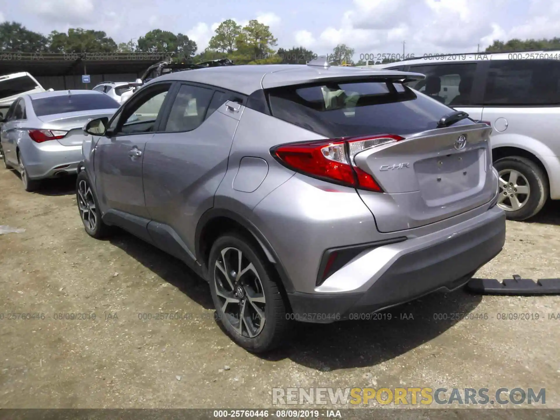 3 Photograph of a damaged car JTNKHMBX6K1033077 TOYOTA C-HR 2019