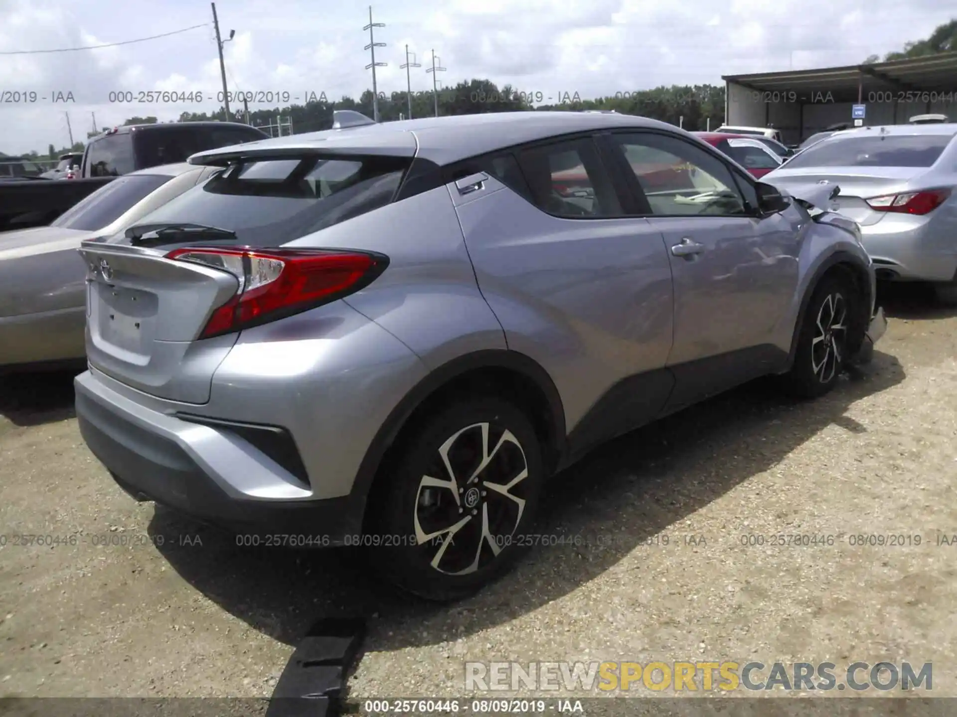 4 Photograph of a damaged car JTNKHMBX6K1033077 TOYOTA C-HR 2019