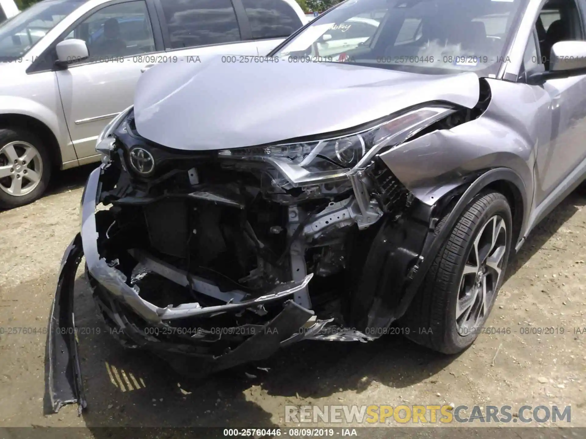 6 Photograph of a damaged car JTNKHMBX6K1033077 TOYOTA C-HR 2019