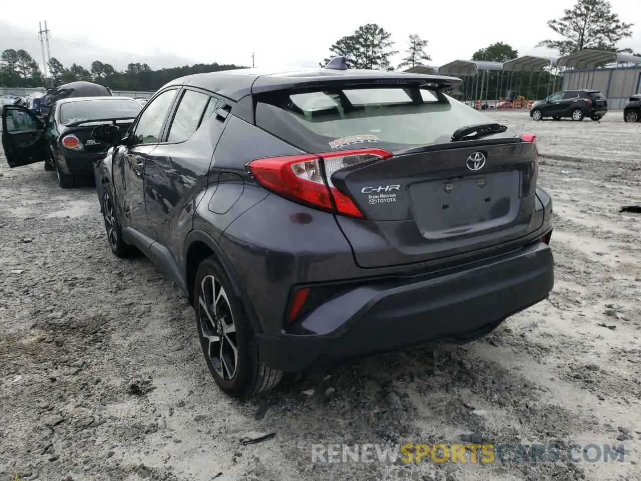 3 Photograph of a damaged car JTNKHMBX6K1033225 TOYOTA C-HR 2019