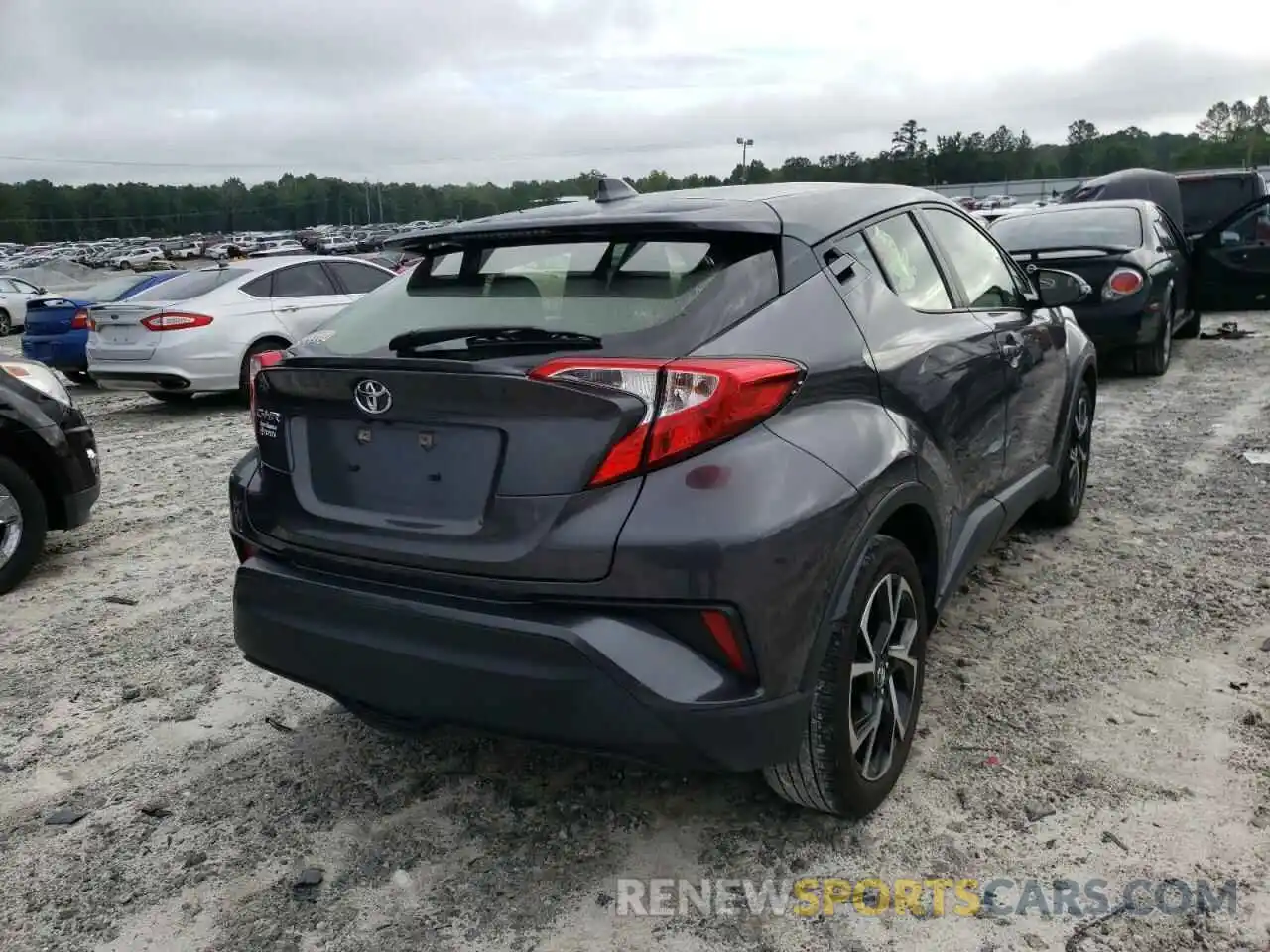 4 Photograph of a damaged car JTNKHMBX6K1033225 TOYOTA C-HR 2019