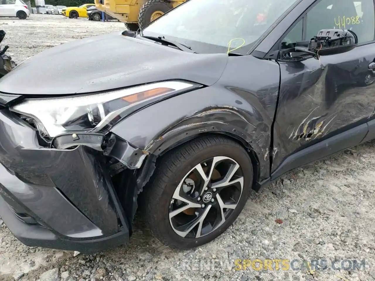 9 Photograph of a damaged car JTNKHMBX6K1033225 TOYOTA C-HR 2019