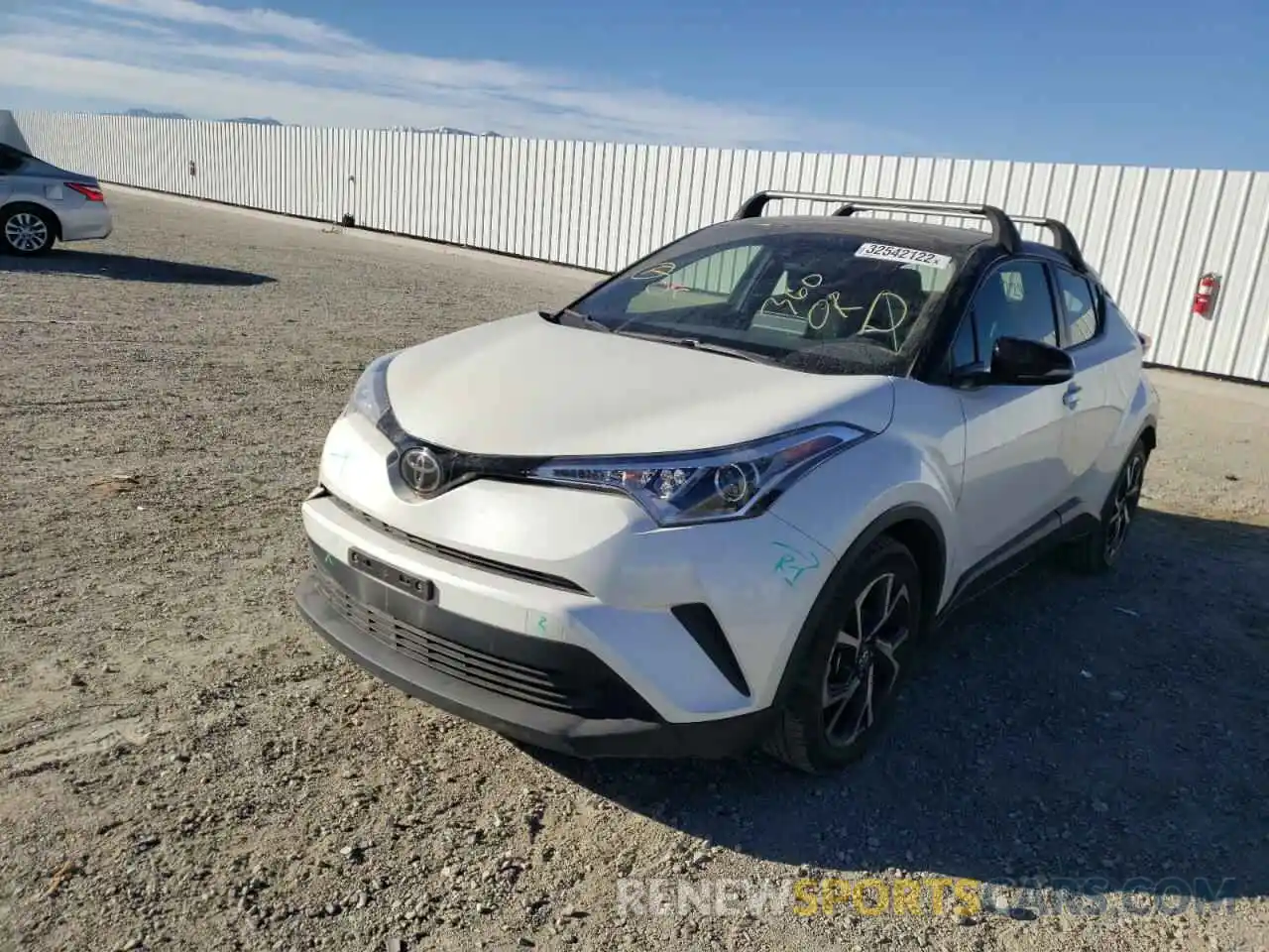 2 Photograph of a damaged car JTNKHMBX6K1033404 TOYOTA C-HR 2019