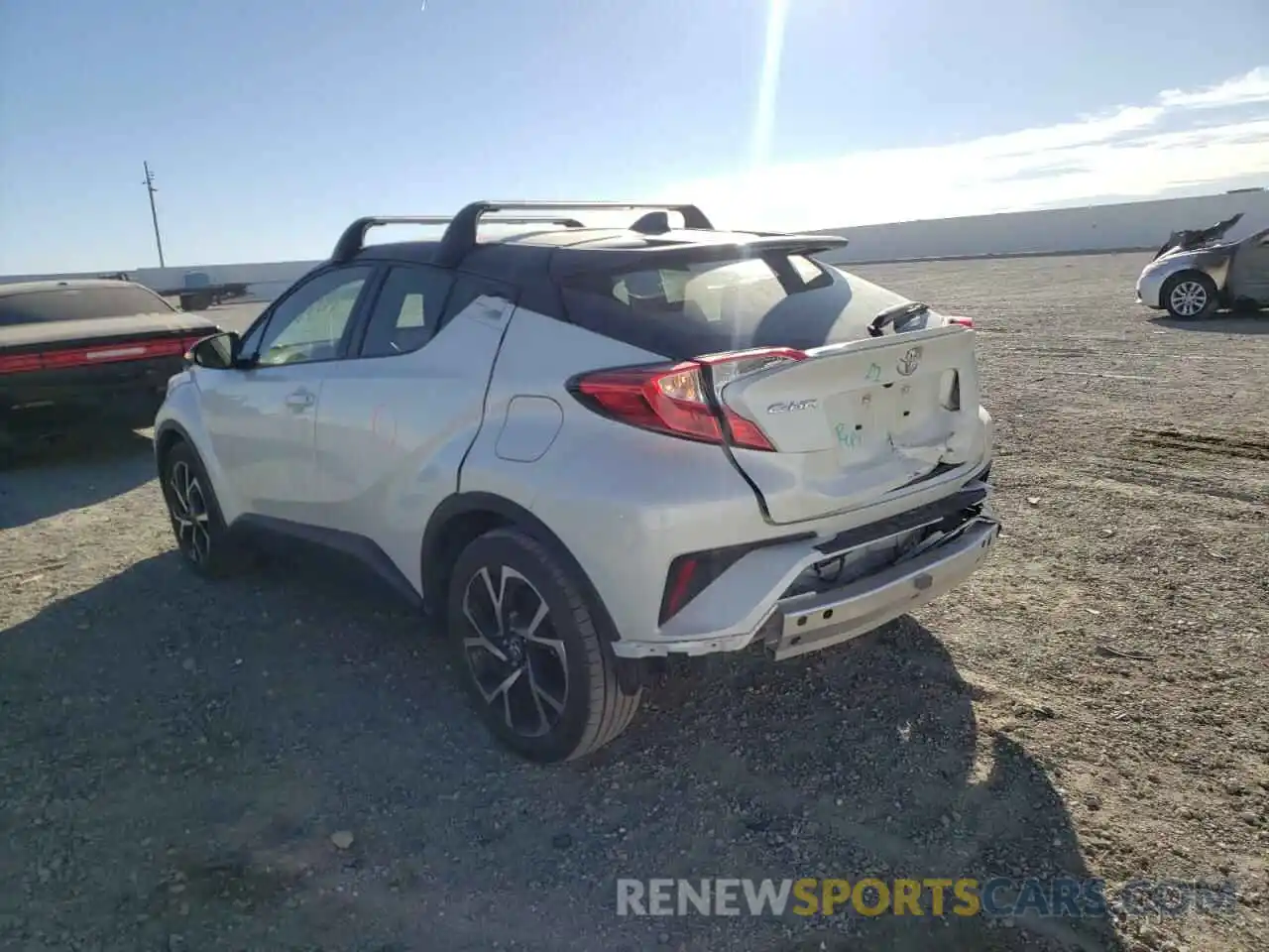 3 Photograph of a damaged car JTNKHMBX6K1033404 TOYOTA C-HR 2019