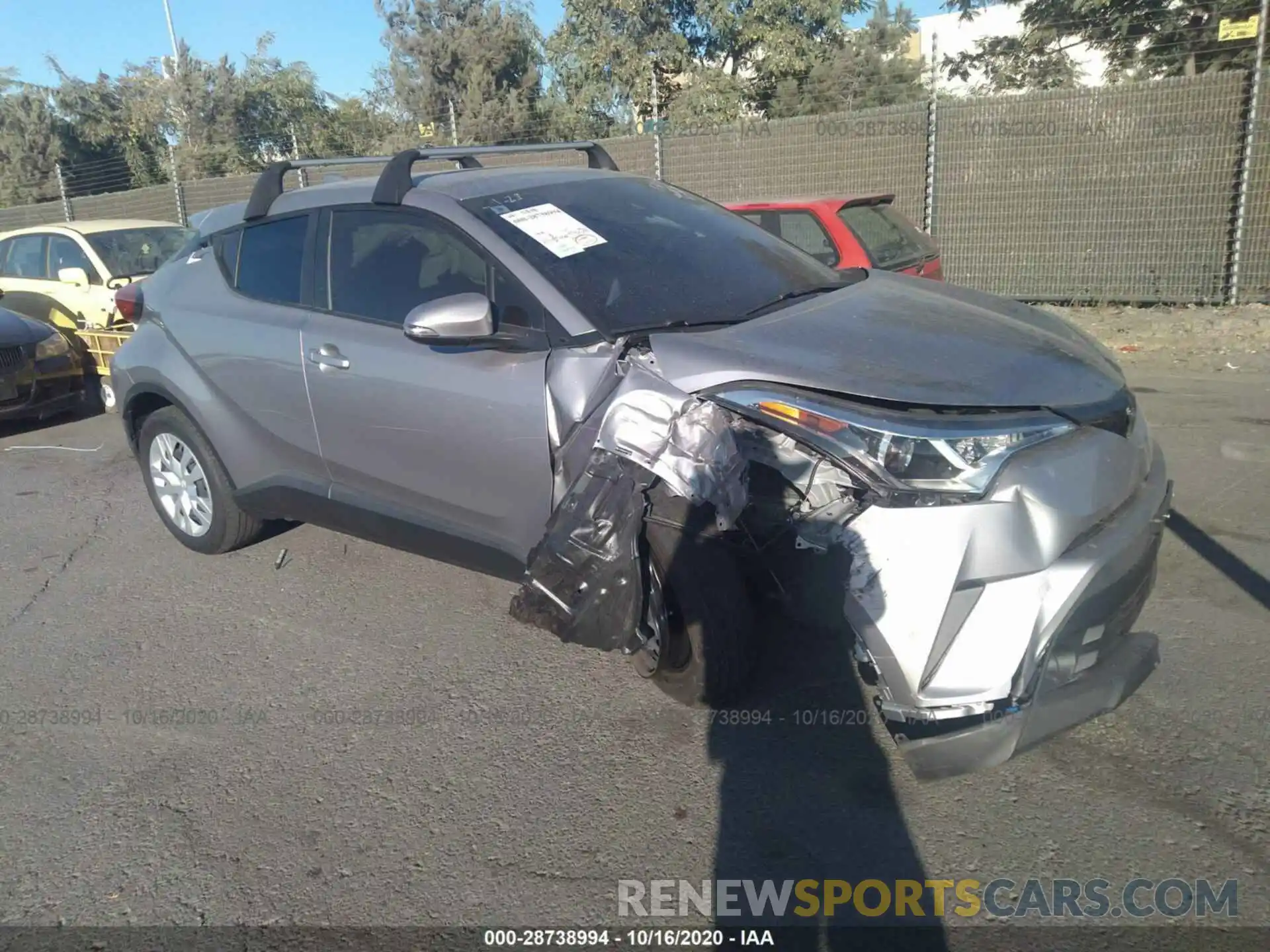 1 Photograph of a damaged car JTNKHMBX6K1033581 TOYOTA C-HR 2019