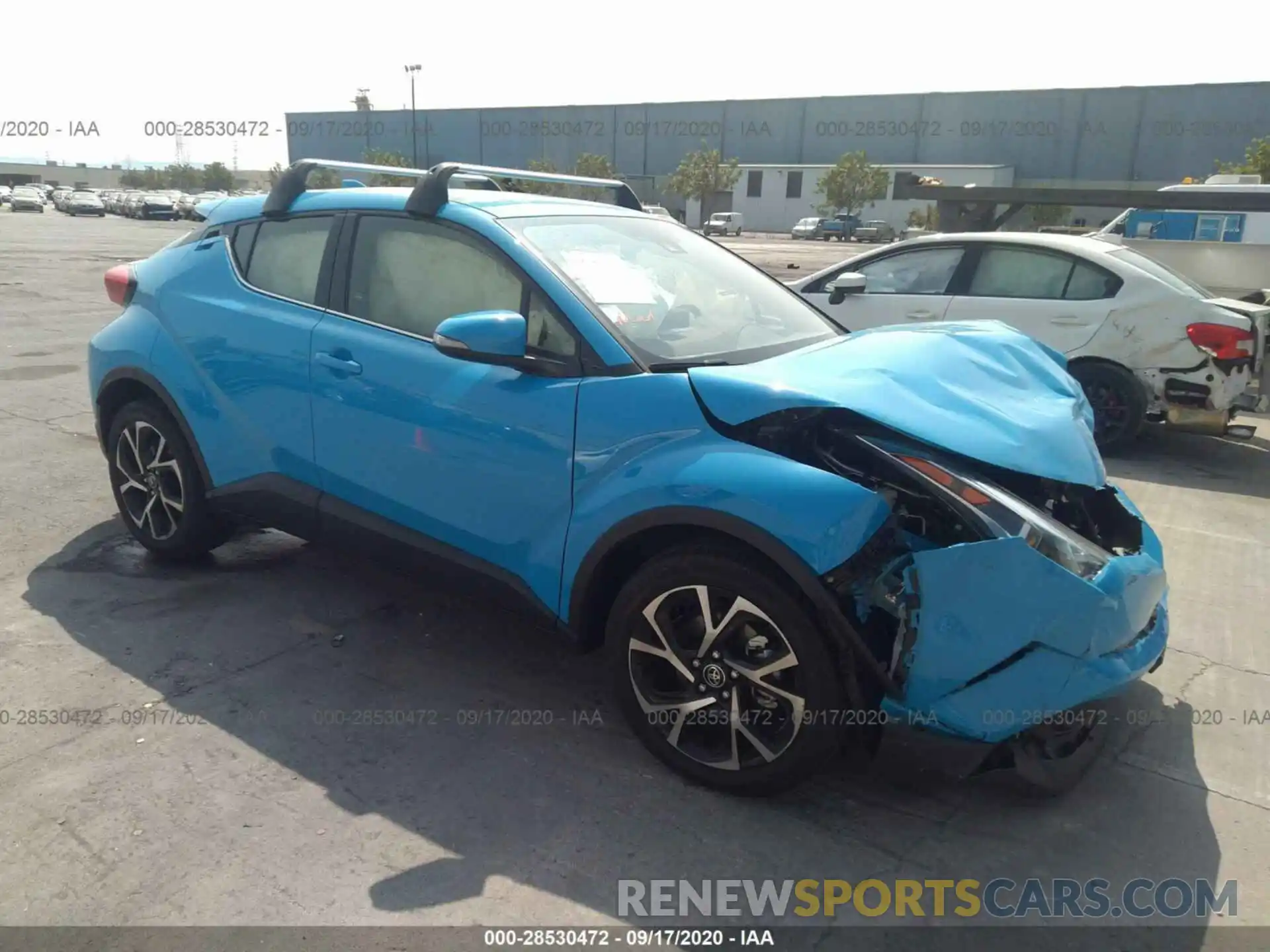 1 Photograph of a damaged car JTNKHMBX6K1033838 TOYOTA C-HR 2019