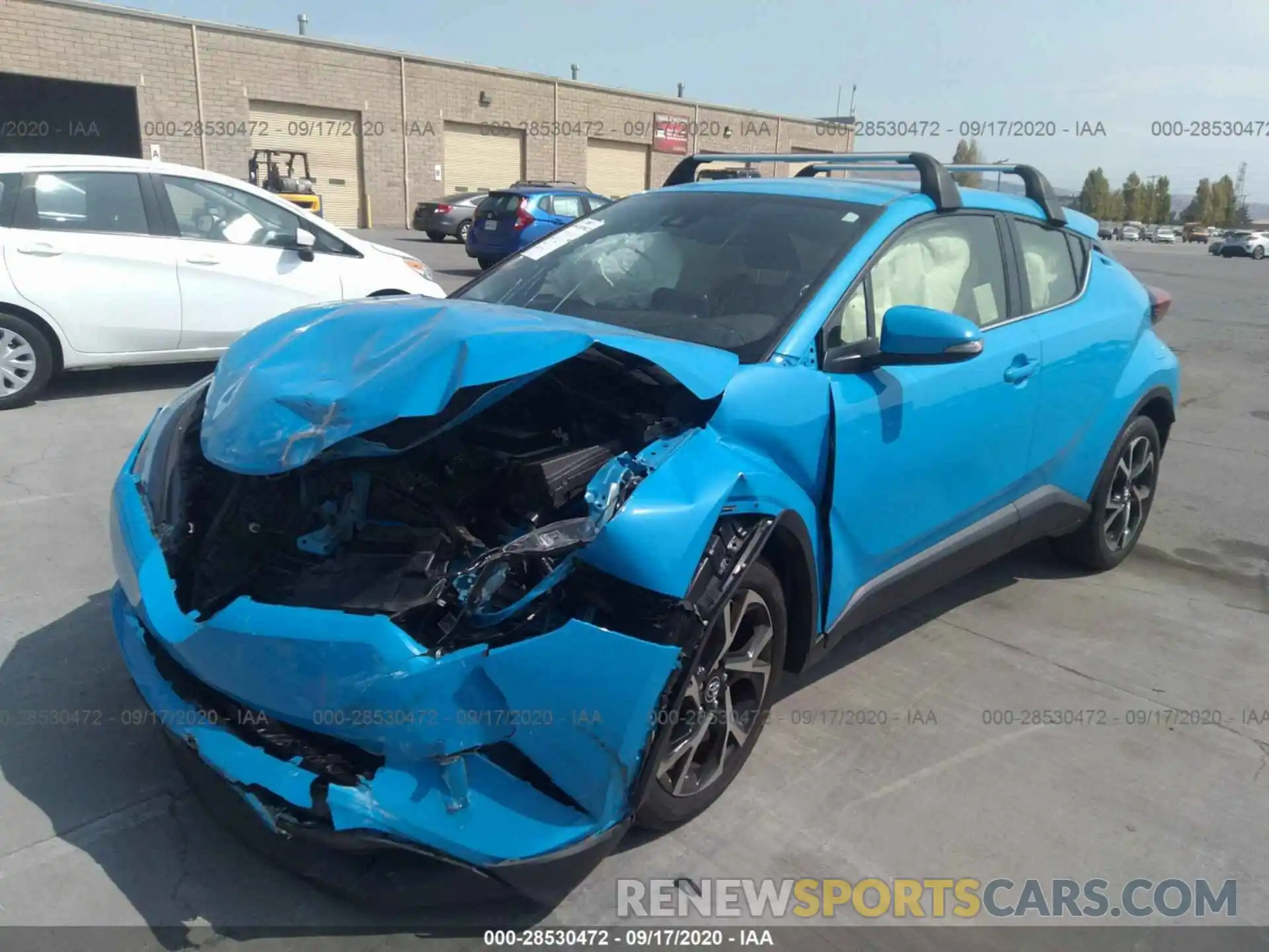 2 Photograph of a damaged car JTNKHMBX6K1033838 TOYOTA C-HR 2019