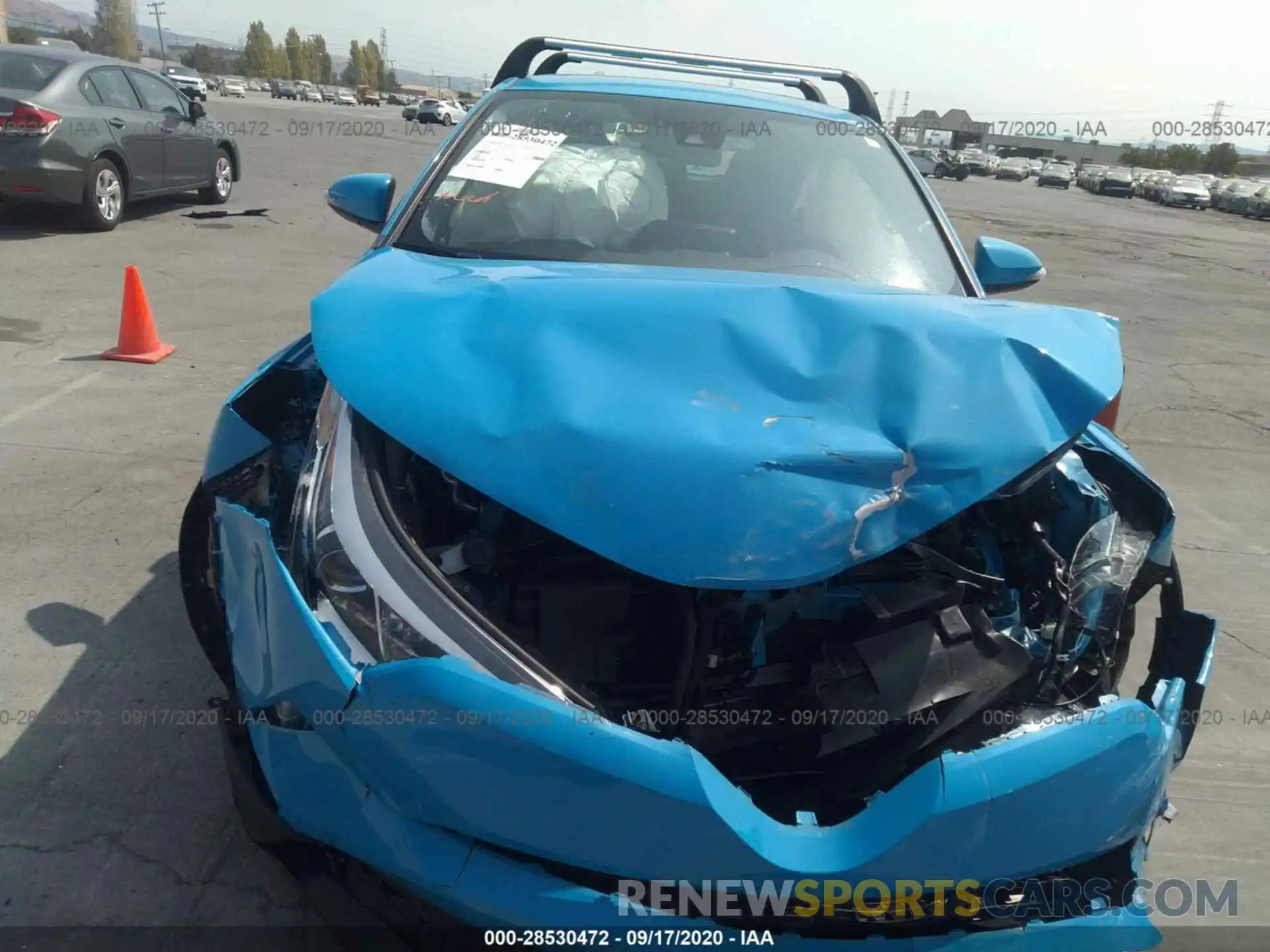 6 Photograph of a damaged car JTNKHMBX6K1033838 TOYOTA C-HR 2019