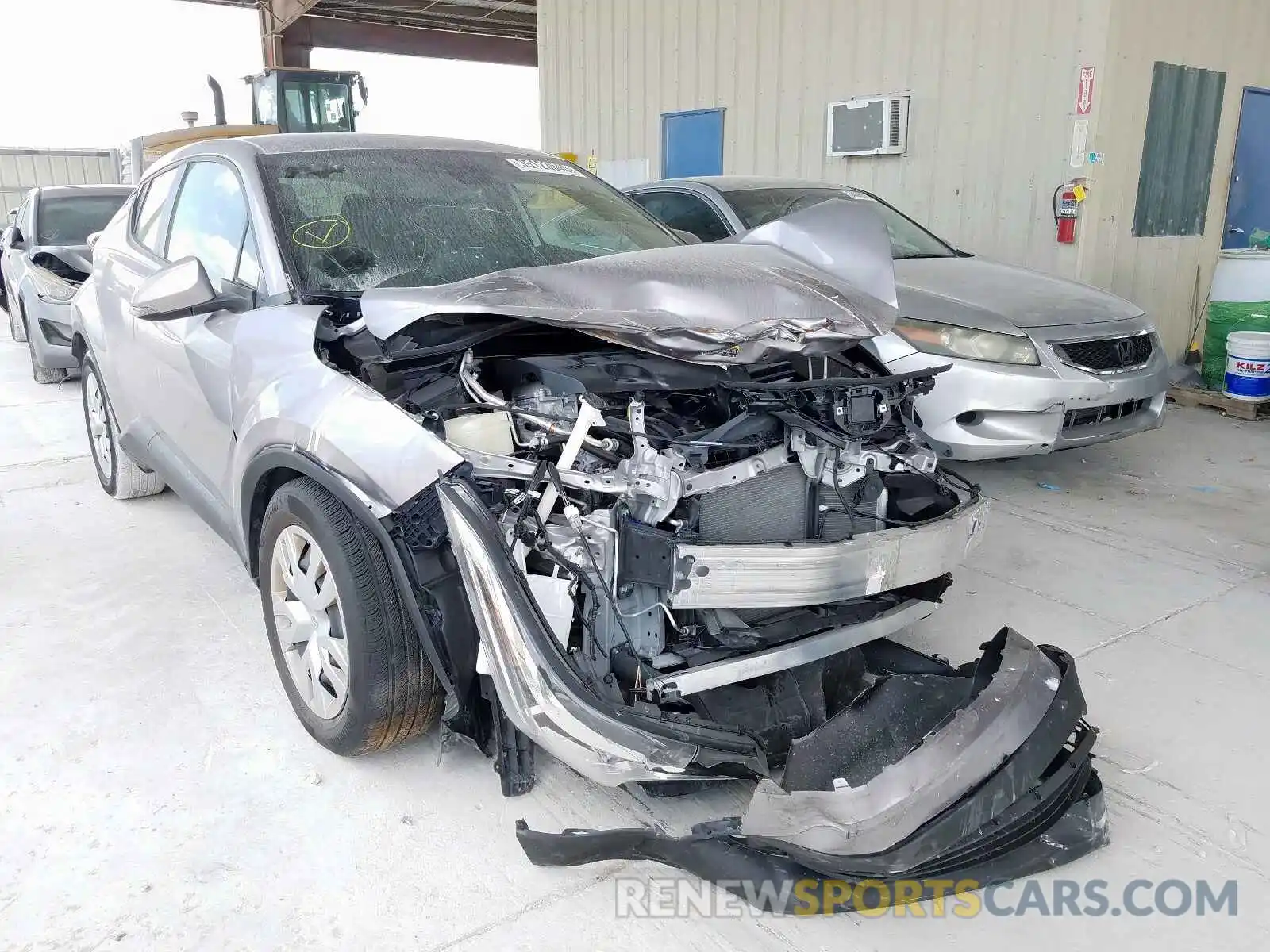 1 Photograph of a damaged car JTNKHMBX6K1034150 TOYOTA C-HR 2019