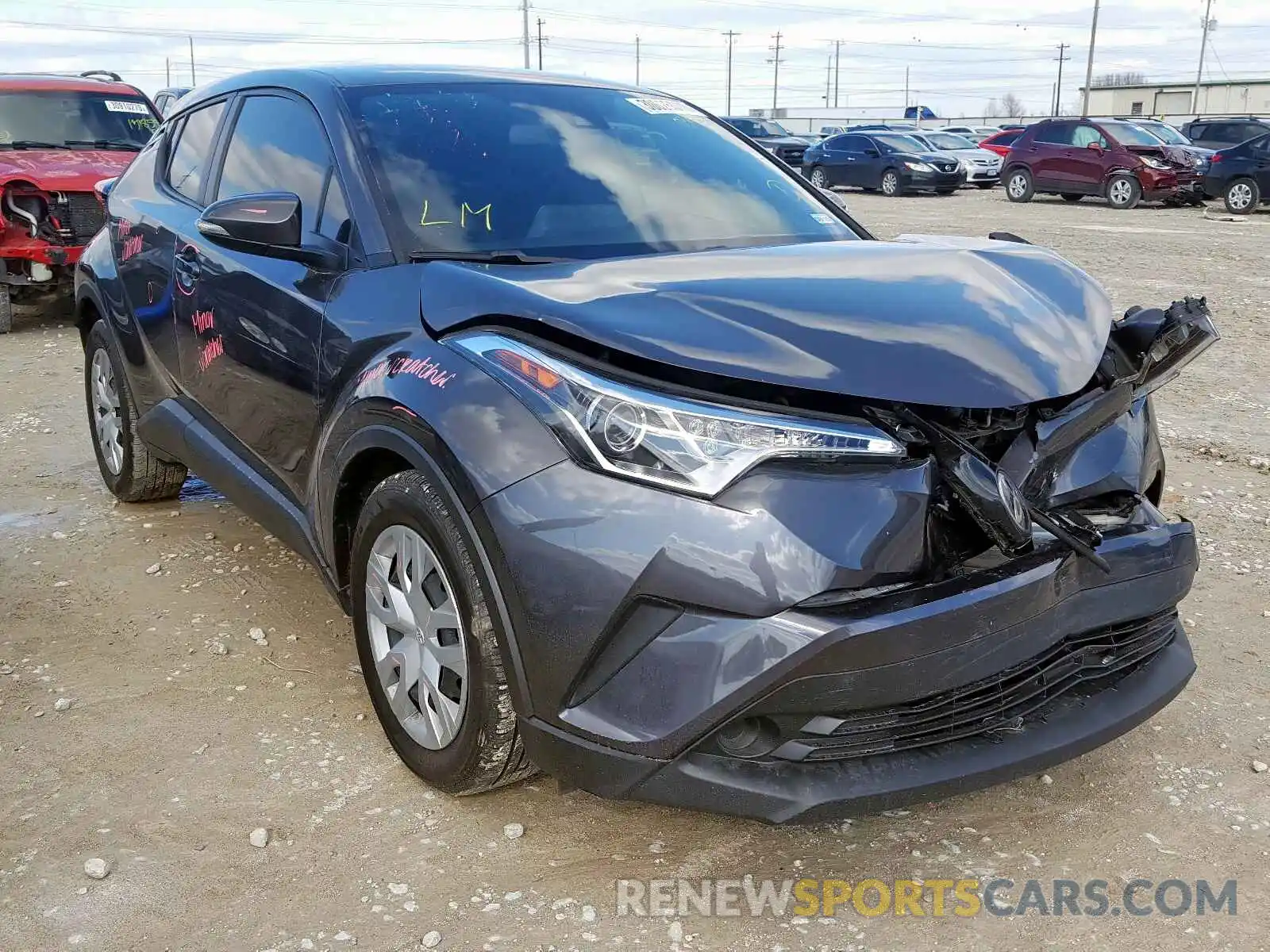 1 Photograph of a damaged car JTNKHMBX6K1034455 TOYOTA C-HR 2019