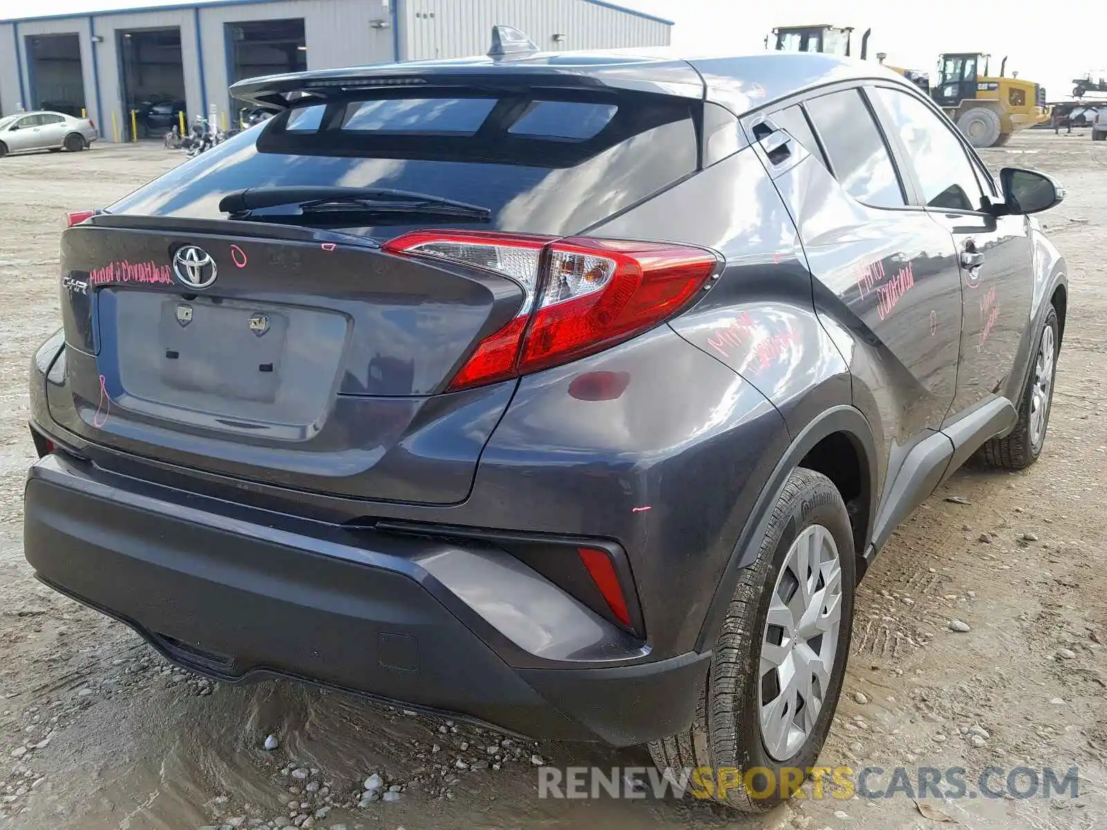 4 Photograph of a damaged car JTNKHMBX6K1034455 TOYOTA C-HR 2019