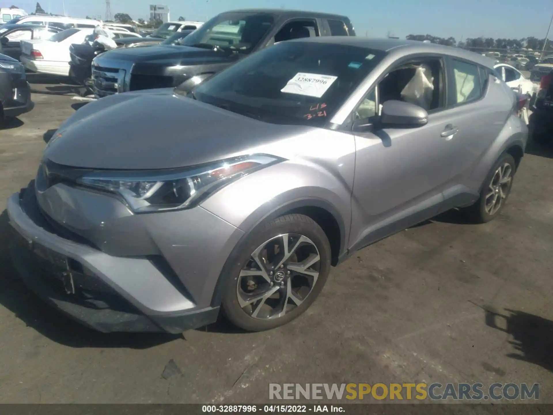 2 Photograph of a damaged car JTNKHMBX6K1034861 TOYOTA C-HR 2019