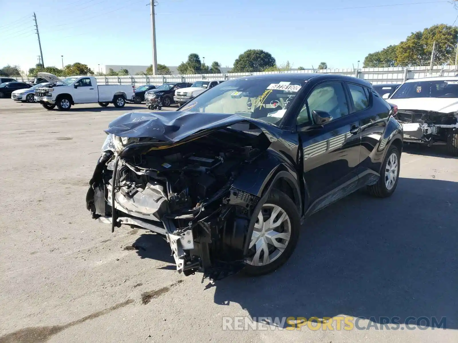 2 Photograph of a damaged car JTNKHMBX6K1035329 TOYOTA C-HR 2019