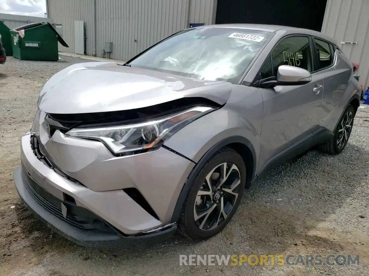 2 Photograph of a damaged car JTNKHMBX6K1035556 TOYOTA C-HR 2019