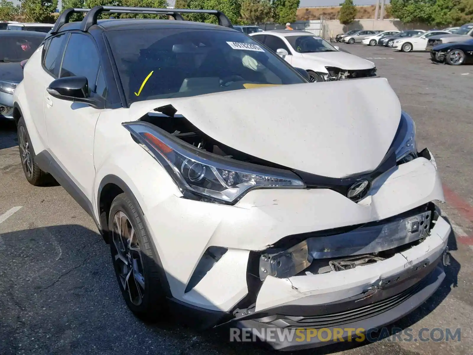 1 Photograph of a damaged car JTNKHMBX6K1035573 TOYOTA C-HR 2019