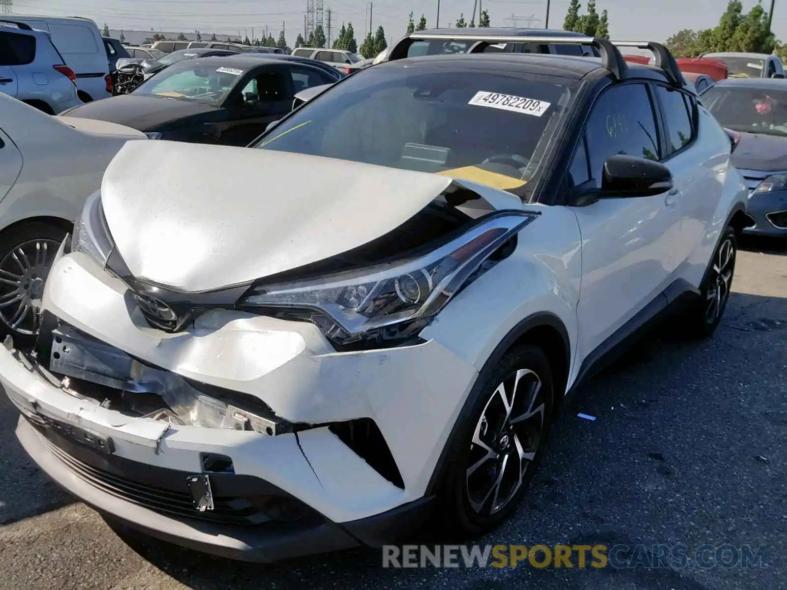 2 Фотография поврежденного автомобиля JTNKHMBX6K1035573 TOYOTA C-HR 2019