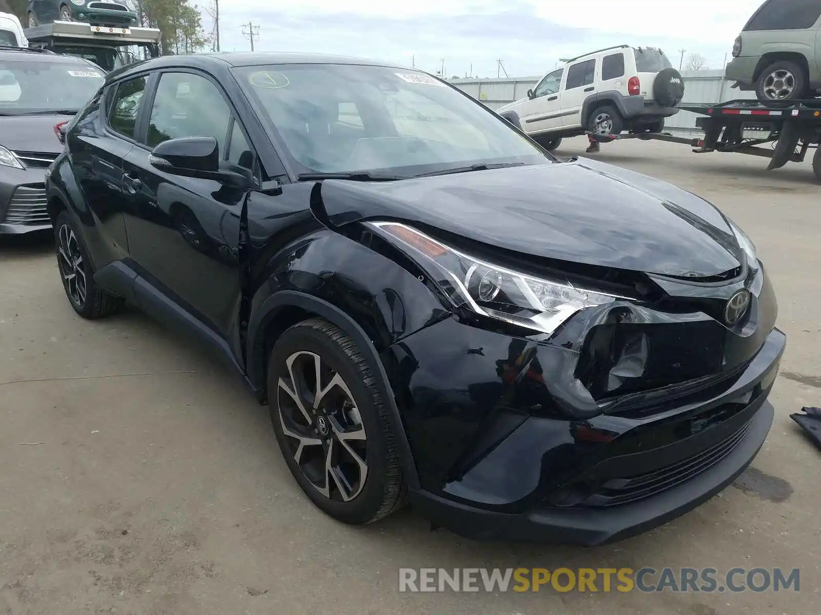 1 Photograph of a damaged car JTNKHMBX6K1035735 TOYOTA C-HR 2019