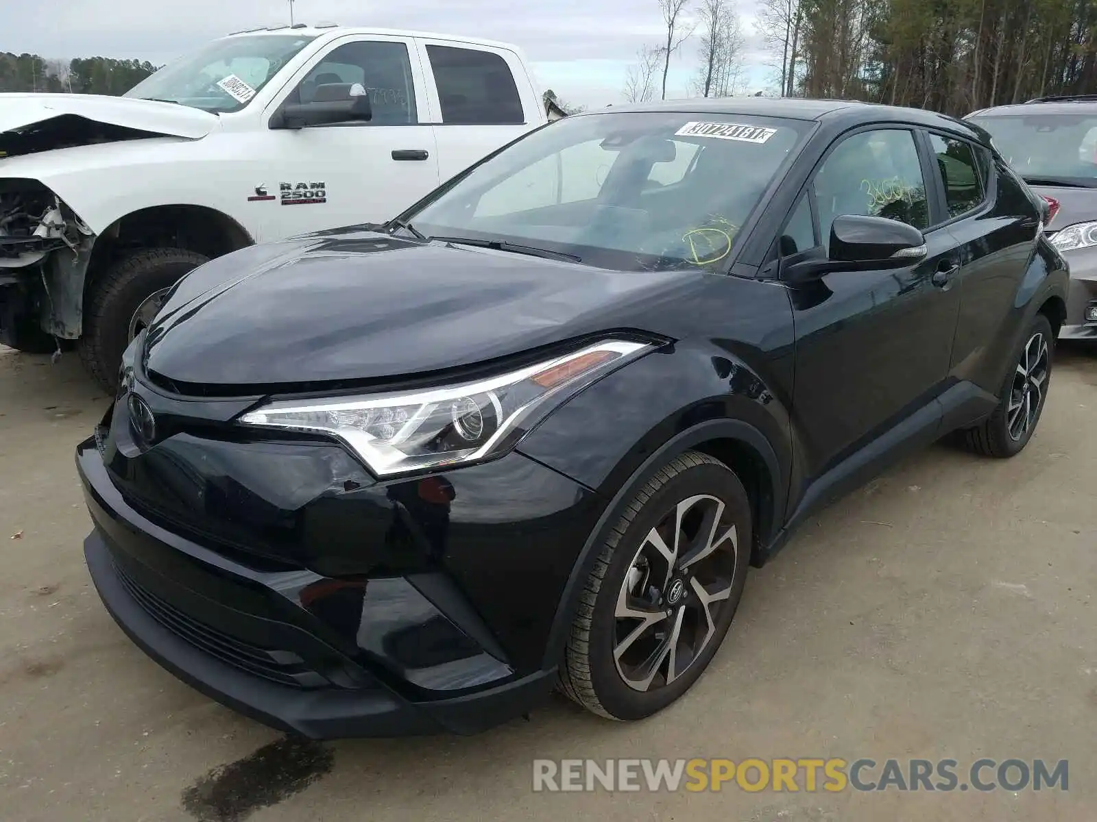 2 Photograph of a damaged car JTNKHMBX6K1035735 TOYOTA C-HR 2019