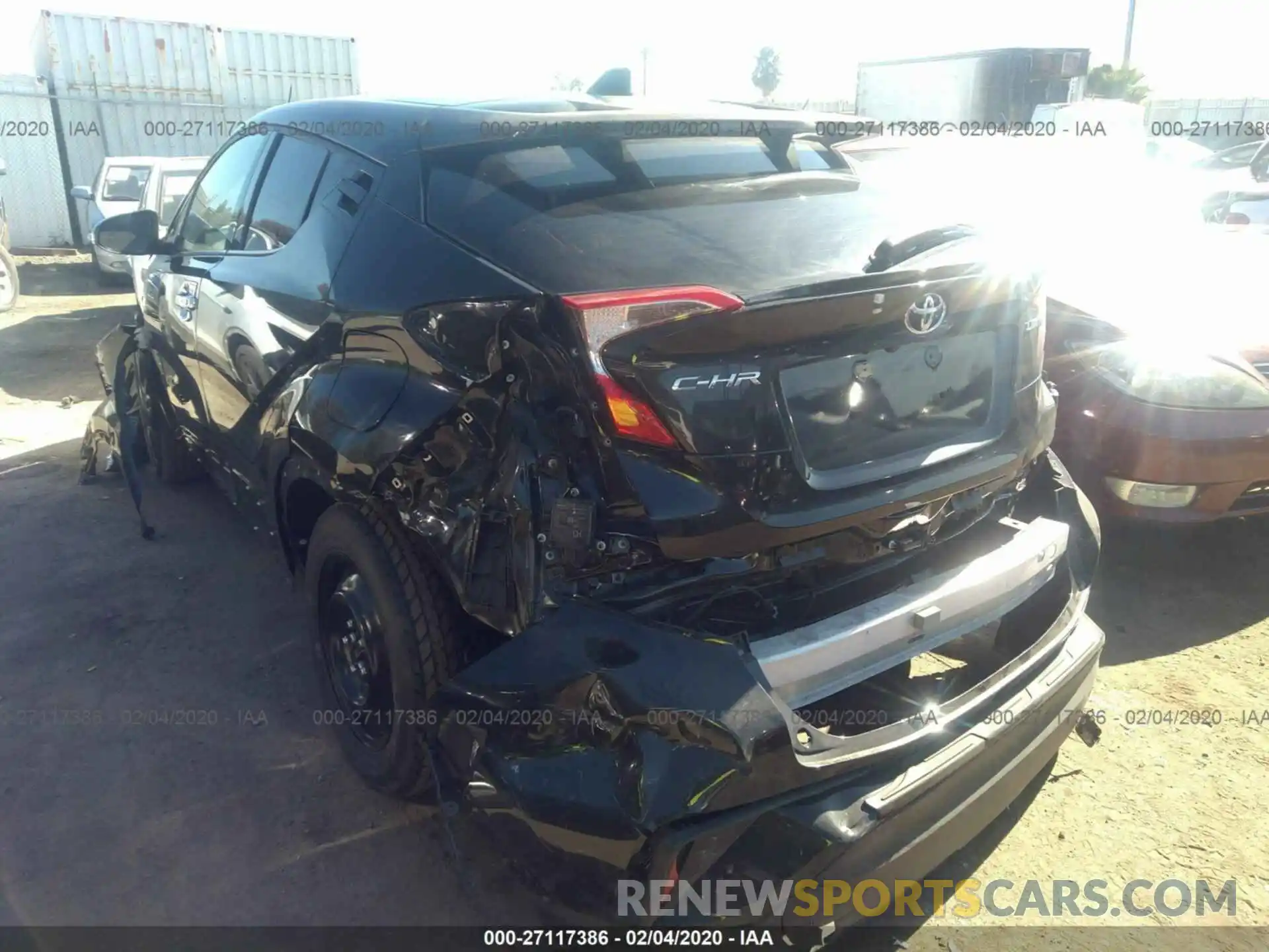 3 Photograph of a damaged car JTNKHMBX6K1036125 TOYOTA C-HR 2019