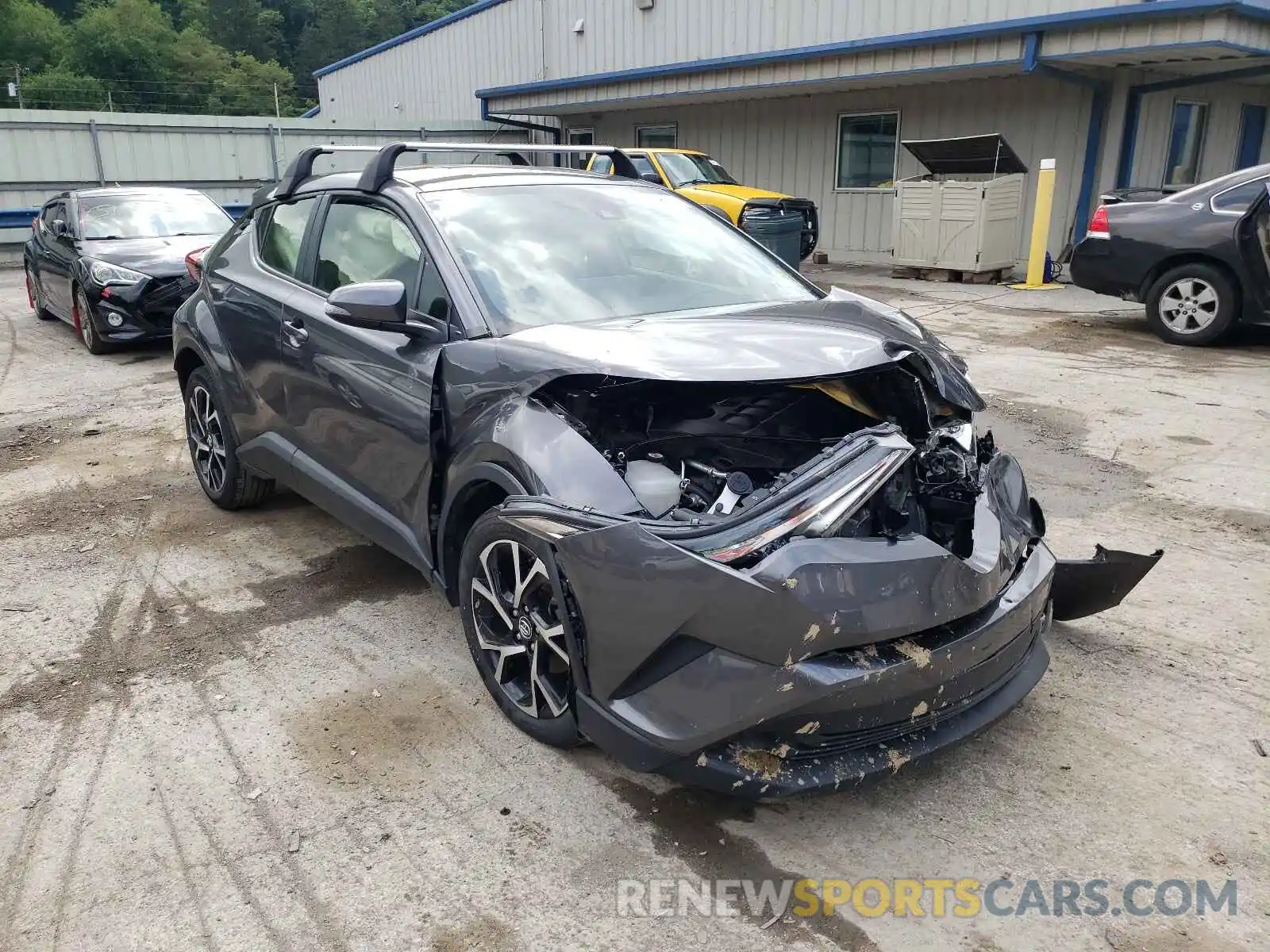 1 Photograph of a damaged car JTNKHMBX6K1037968 TOYOTA C-HR 2019