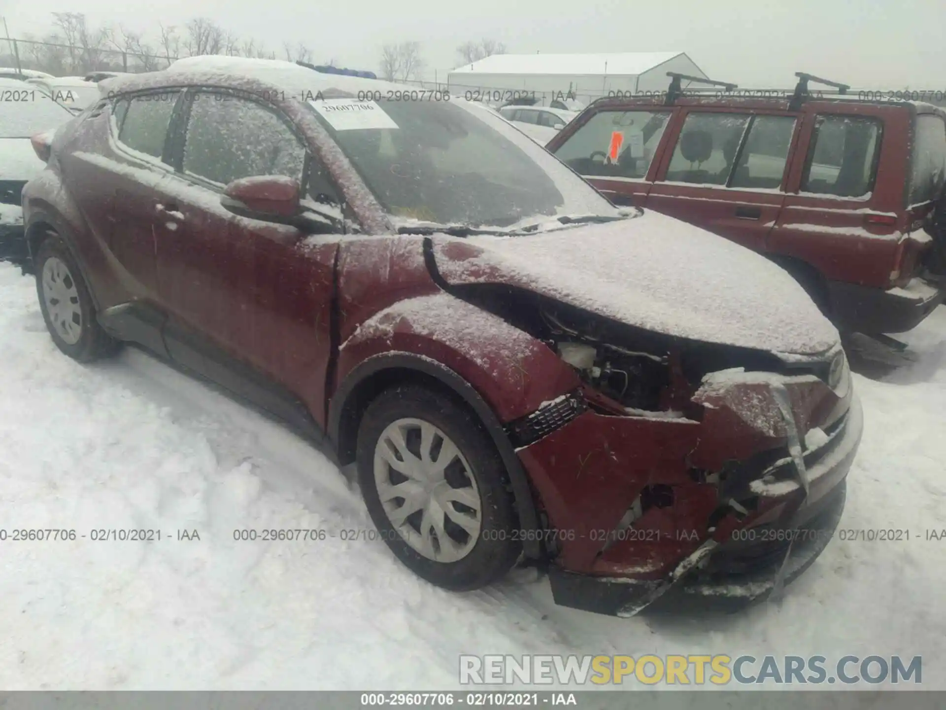 1 Photograph of a damaged car JTNKHMBX6K1038375 TOYOTA C-HR 2019