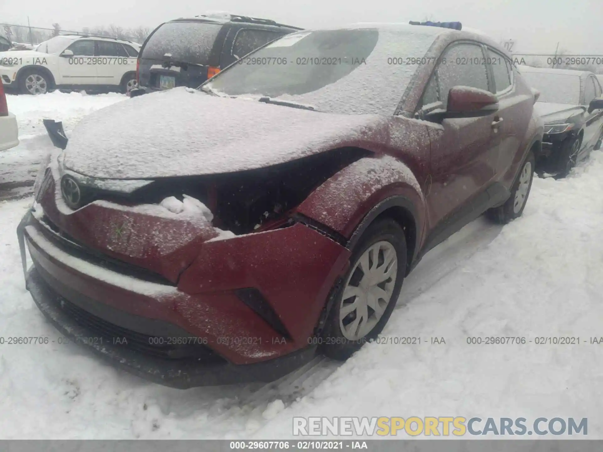 2 Photograph of a damaged car JTNKHMBX6K1038375 TOYOTA C-HR 2019