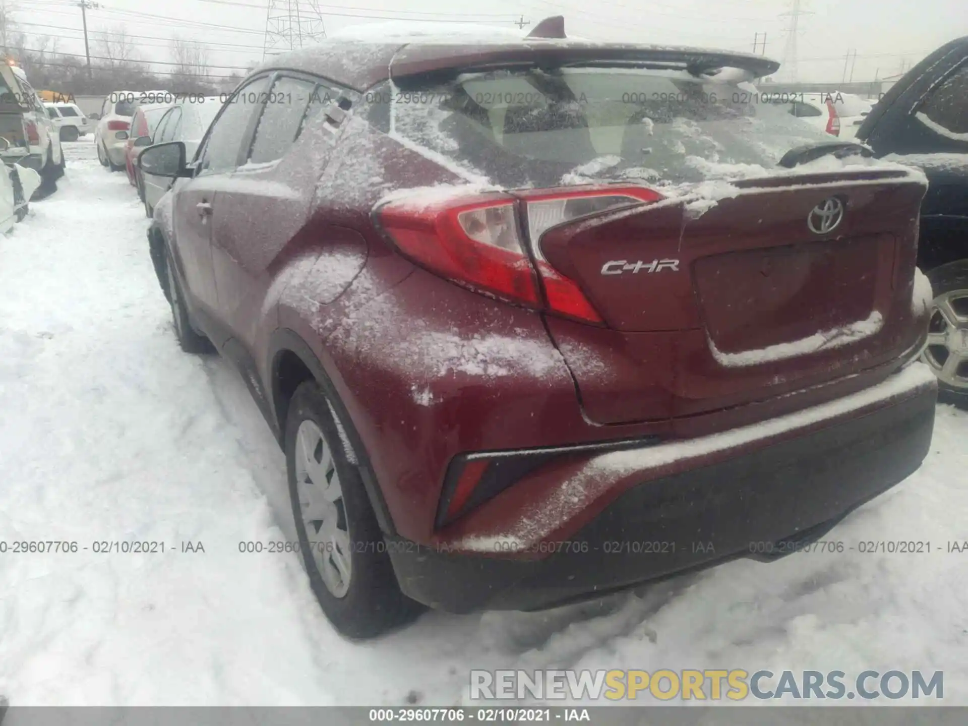 3 Photograph of a damaged car JTNKHMBX6K1038375 TOYOTA C-HR 2019