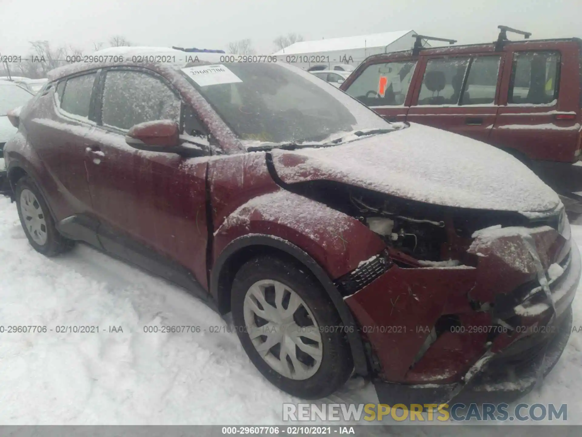 6 Photograph of a damaged car JTNKHMBX6K1038375 TOYOTA C-HR 2019