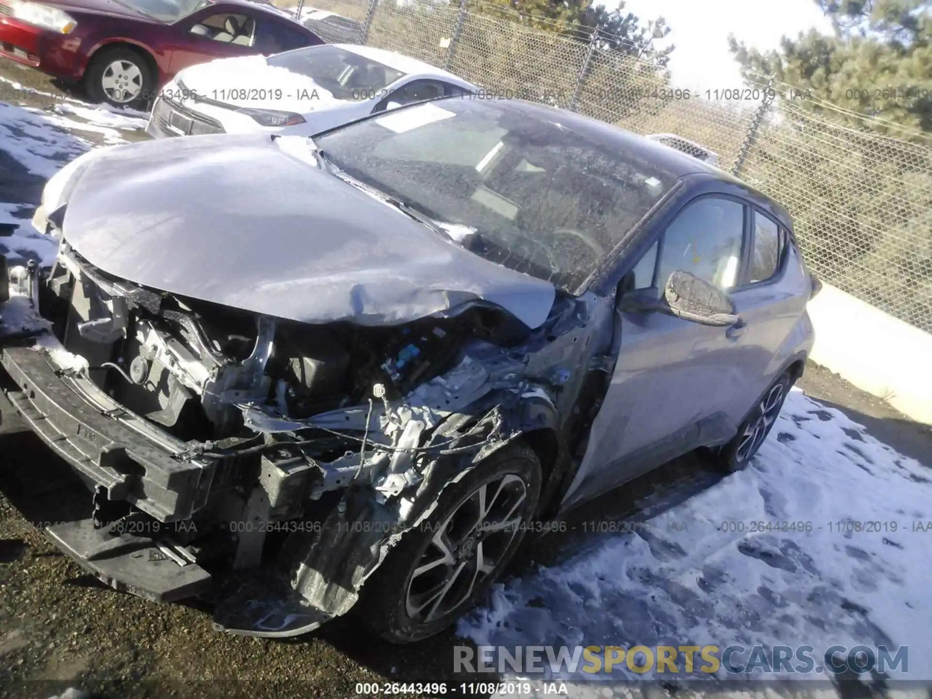 2 Photograph of a damaged car JTNKHMBX6K1038425 TOYOTA C-HR 2019