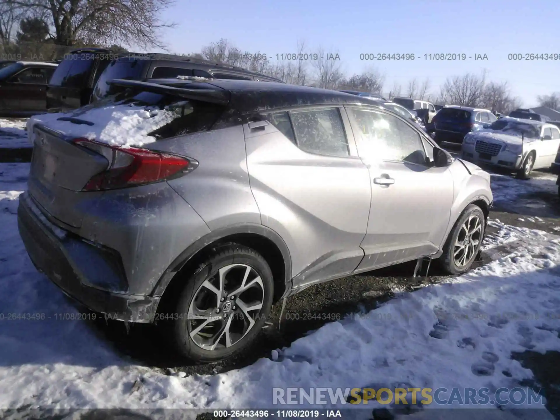 4 Фотография поврежденного автомобиля JTNKHMBX6K1038425 TOYOTA C-HR 2019