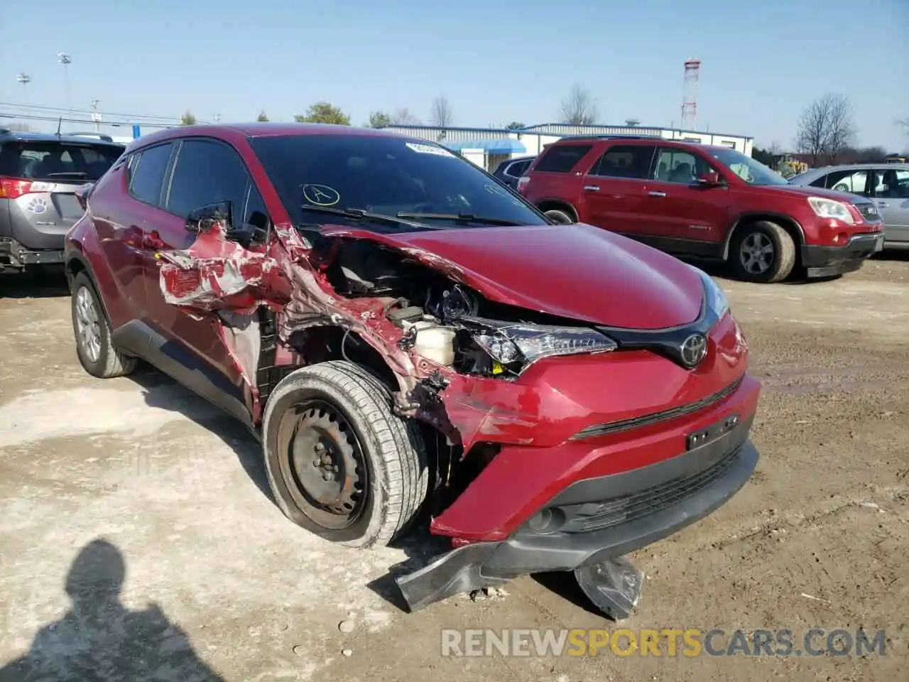 1 Photograph of a damaged car JTNKHMBX6K1039560 TOYOTA C-HR 2019