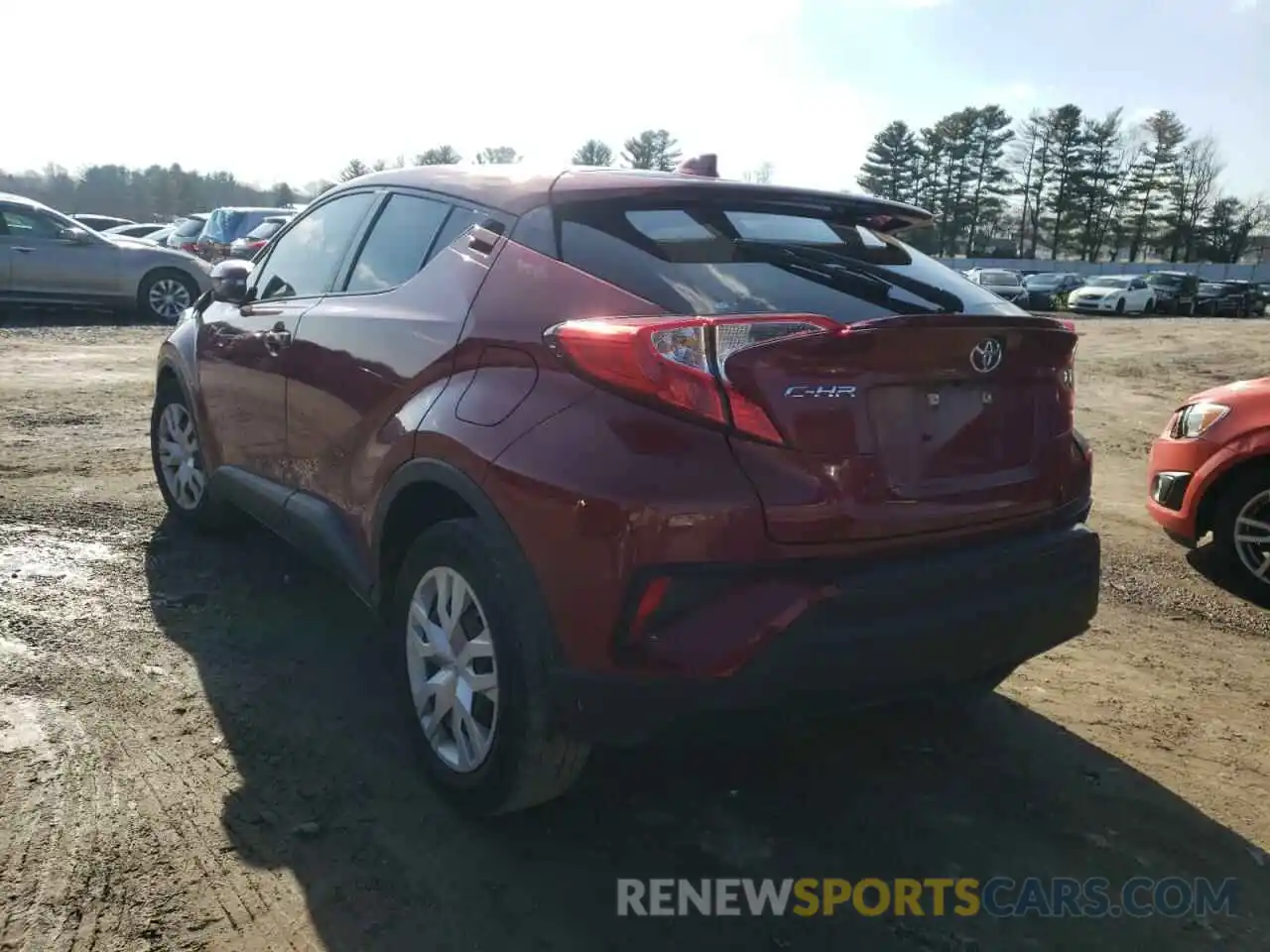 3 Photograph of a damaged car JTNKHMBX6K1039560 TOYOTA C-HR 2019