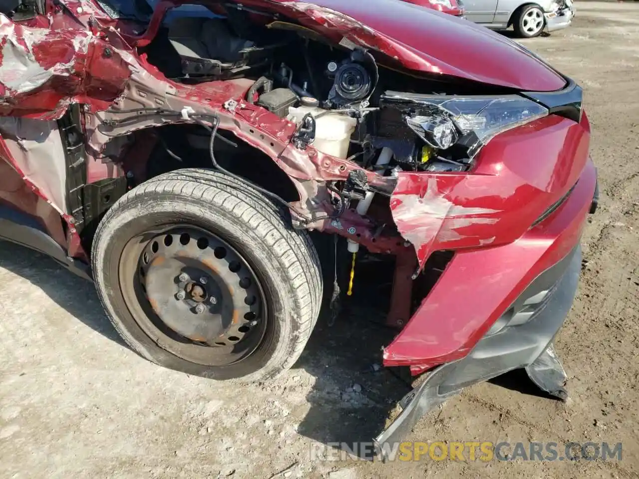 9 Photograph of a damaged car JTNKHMBX6K1039560 TOYOTA C-HR 2019