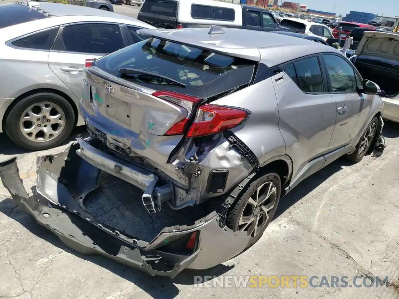 4 Photograph of a damaged car JTNKHMBX6K1039932 TOYOTA C-HR 2019