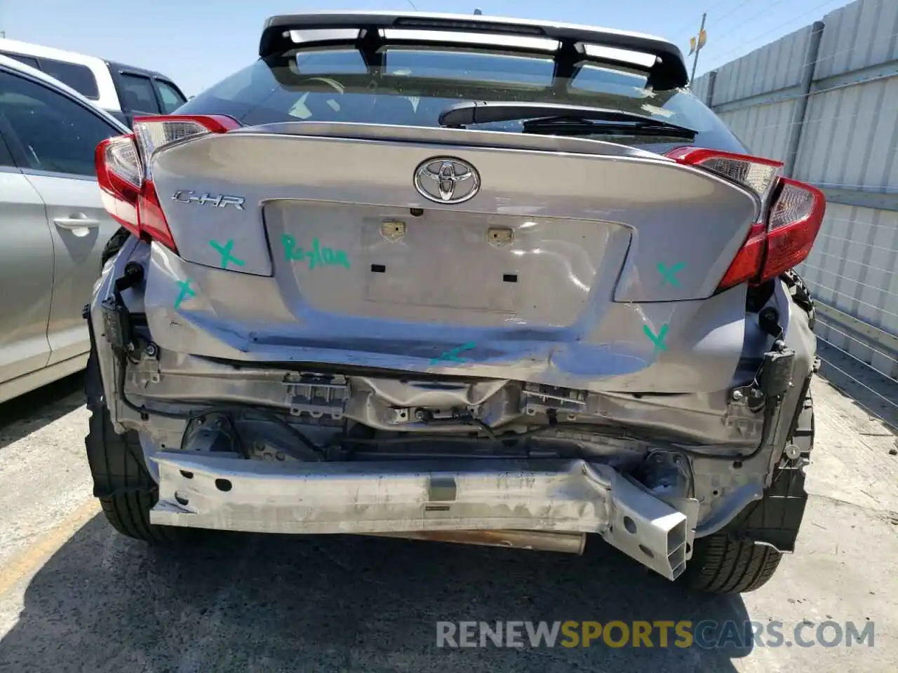 9 Photograph of a damaged car JTNKHMBX6K1039932 TOYOTA C-HR 2019