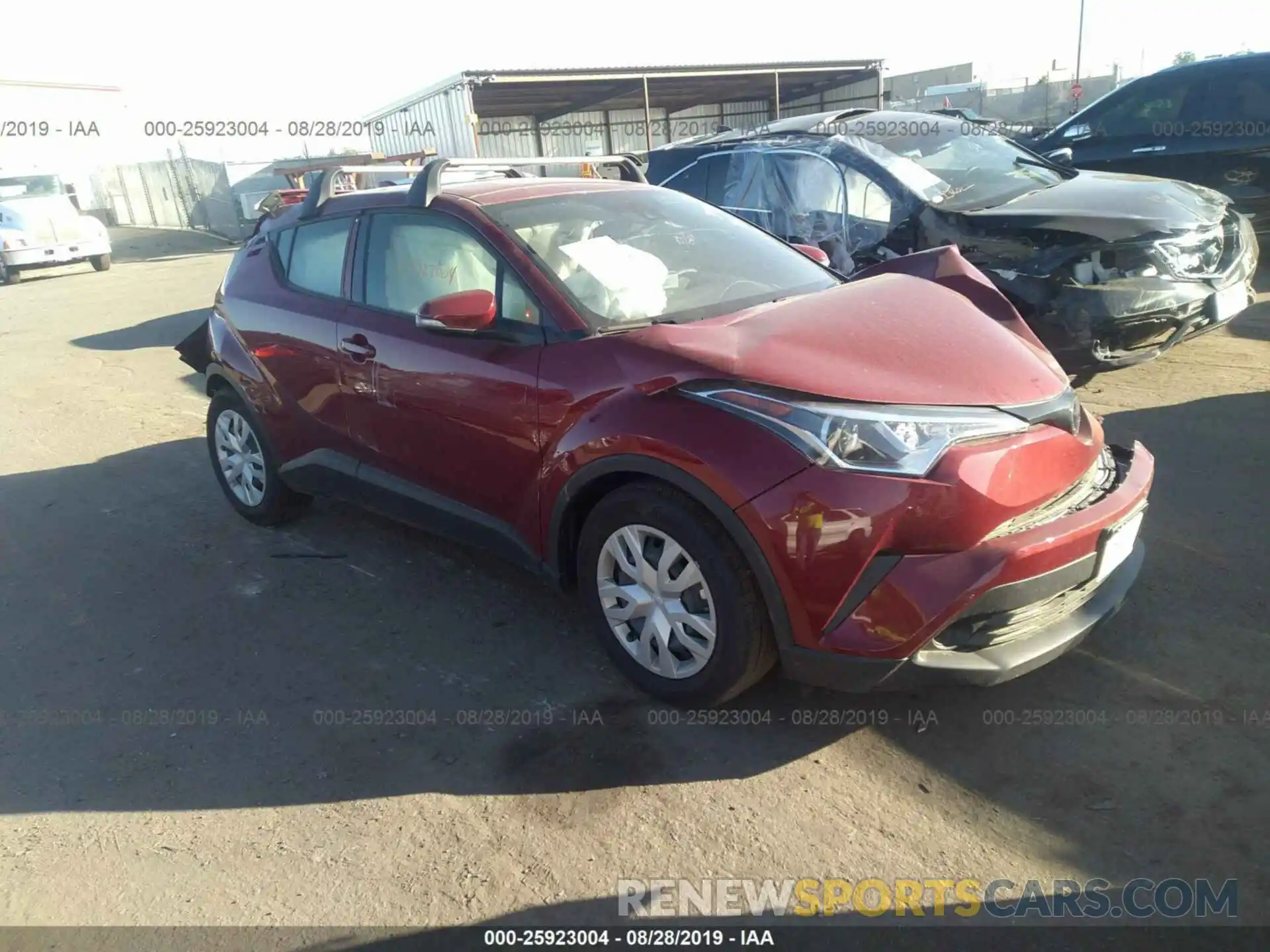 1 Photograph of a damaged car JTNKHMBX6K1041700 TOYOTA C-HR 2019