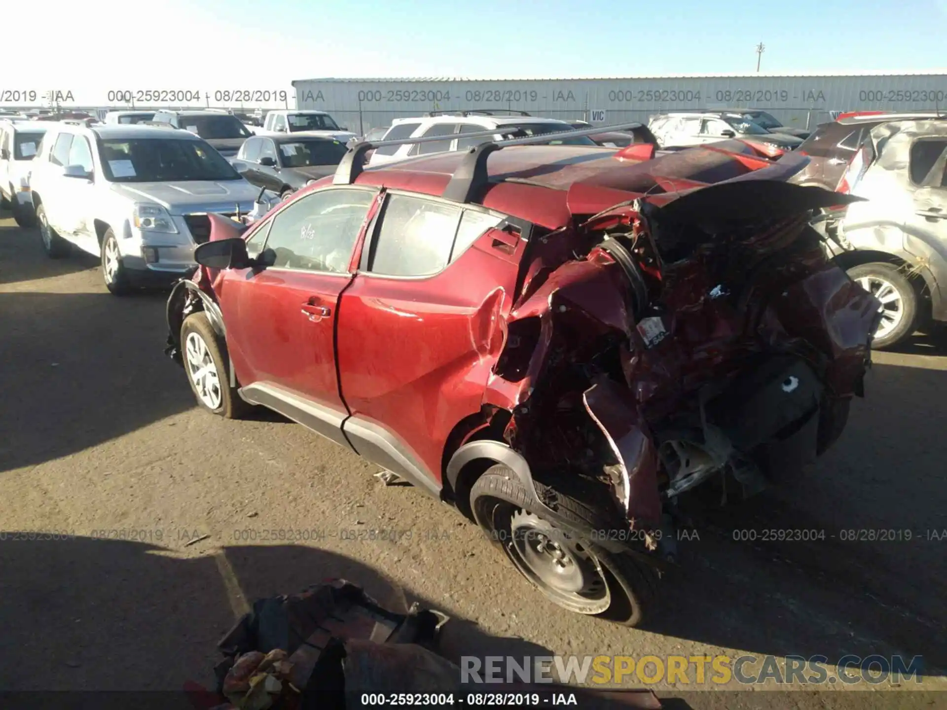 6 Photograph of a damaged car JTNKHMBX6K1041700 TOYOTA C-HR 2019