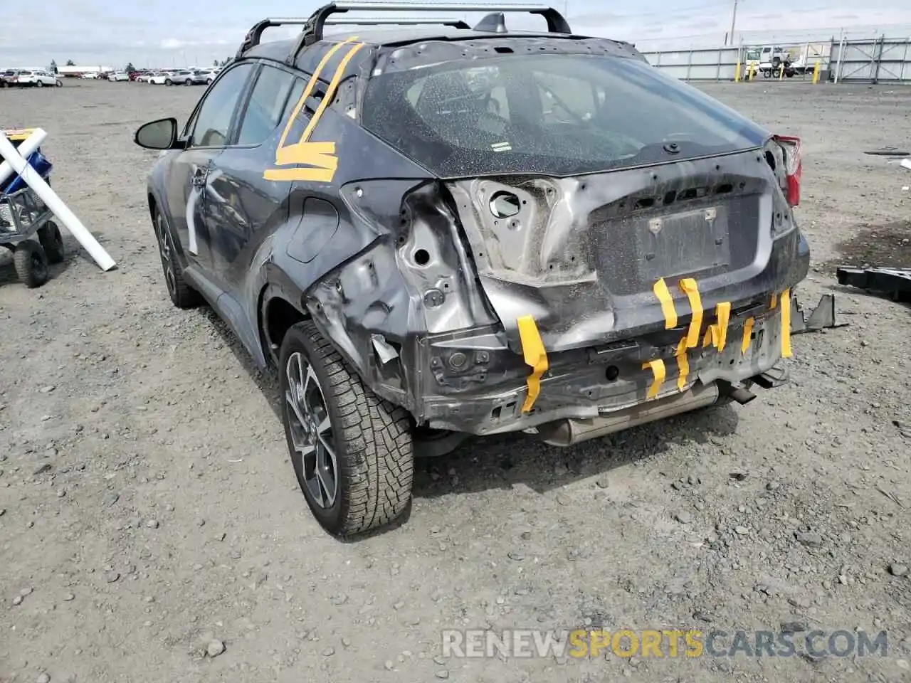 10 Photograph of a damaged car JTNKHMBX6K1041809 TOYOTA C-HR 2019