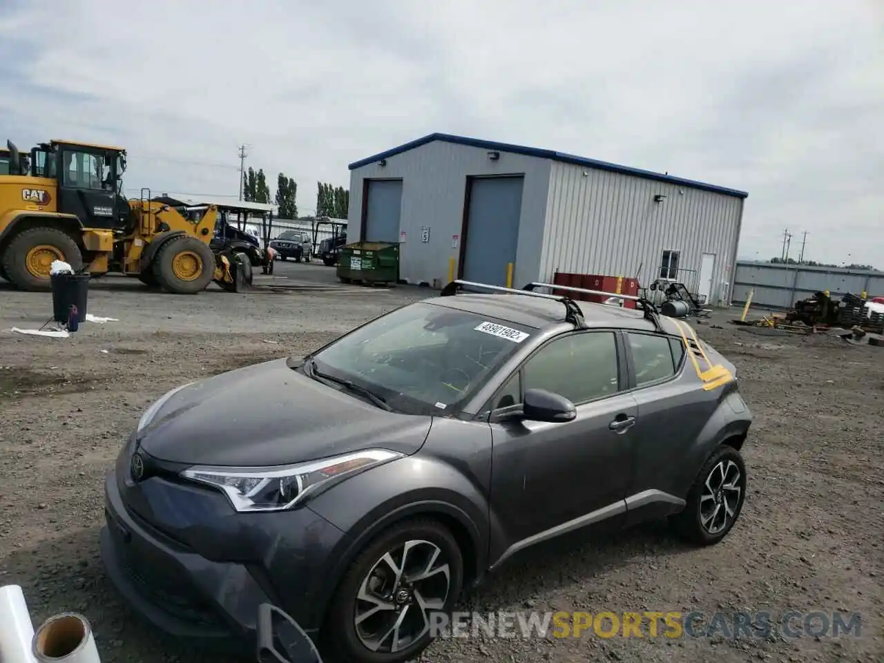 2 Photograph of a damaged car JTNKHMBX6K1041809 TOYOTA C-HR 2019