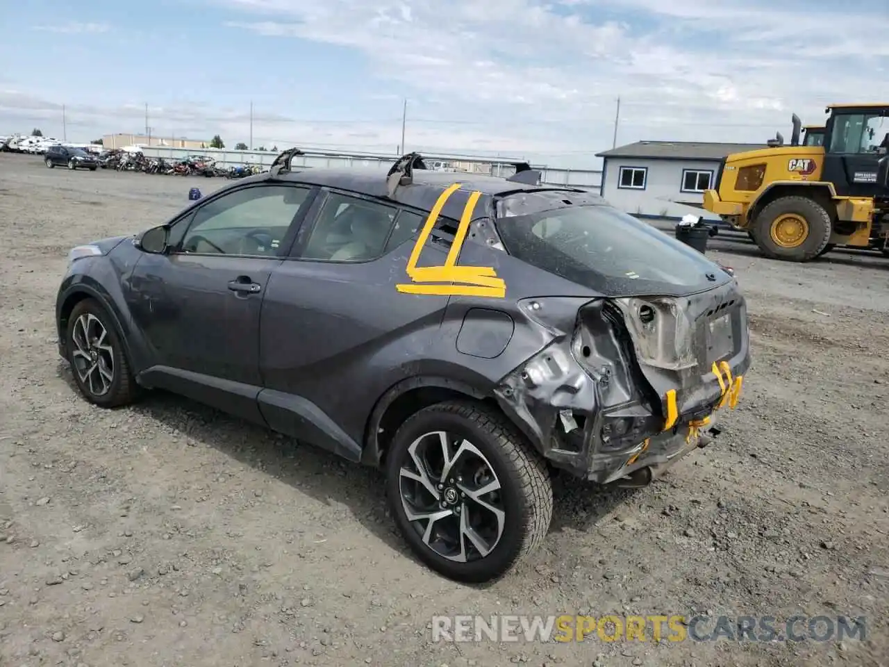 3 Photograph of a damaged car JTNKHMBX6K1041809 TOYOTA C-HR 2019