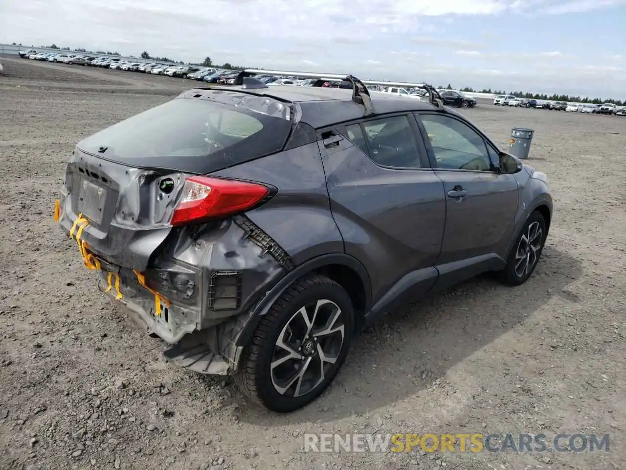 4 Фотография поврежденного автомобиля JTNKHMBX6K1041809 TOYOTA C-HR 2019