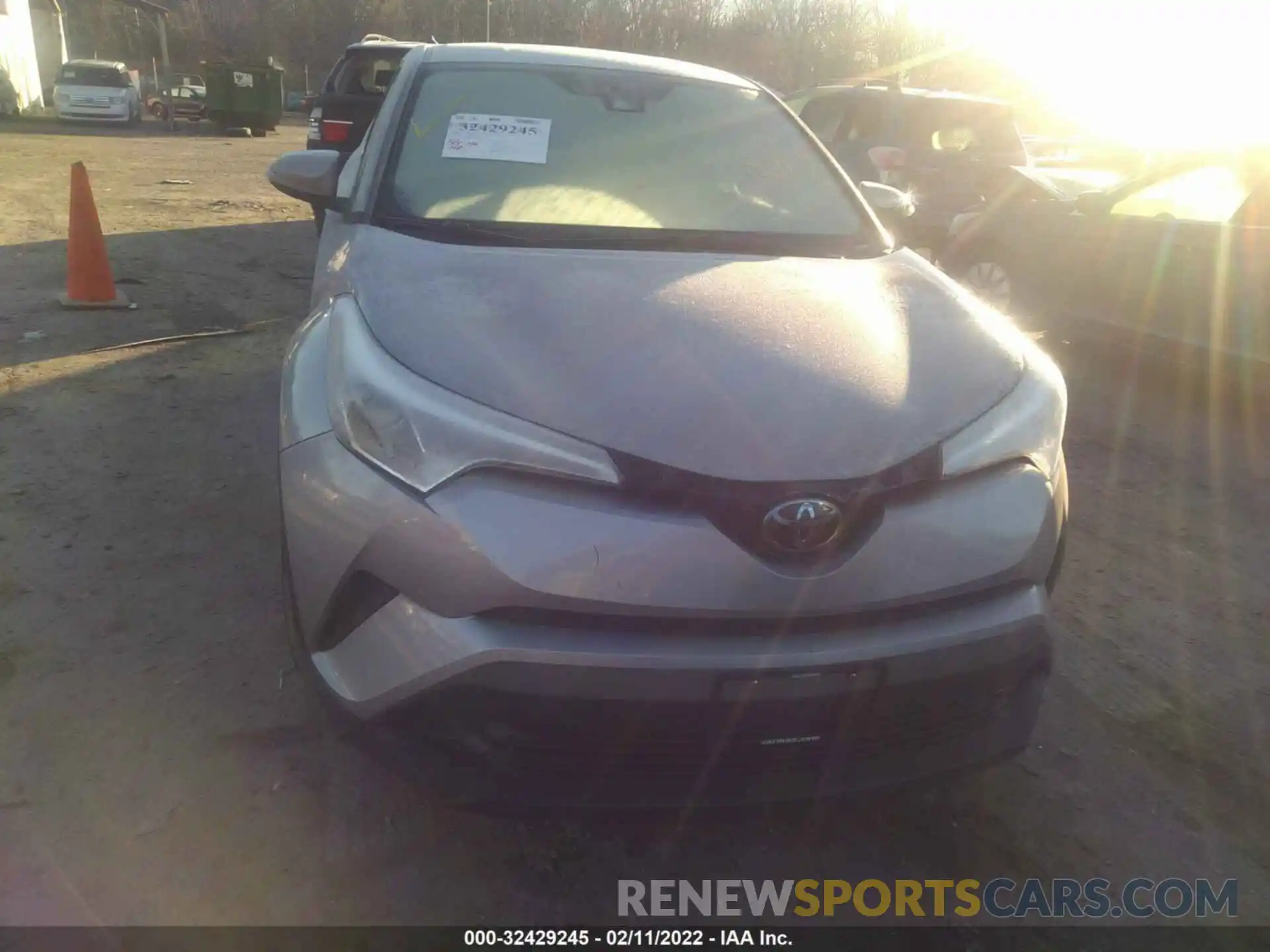 6 Photograph of a damaged car JTNKHMBX6K1041857 TOYOTA C-HR 2019