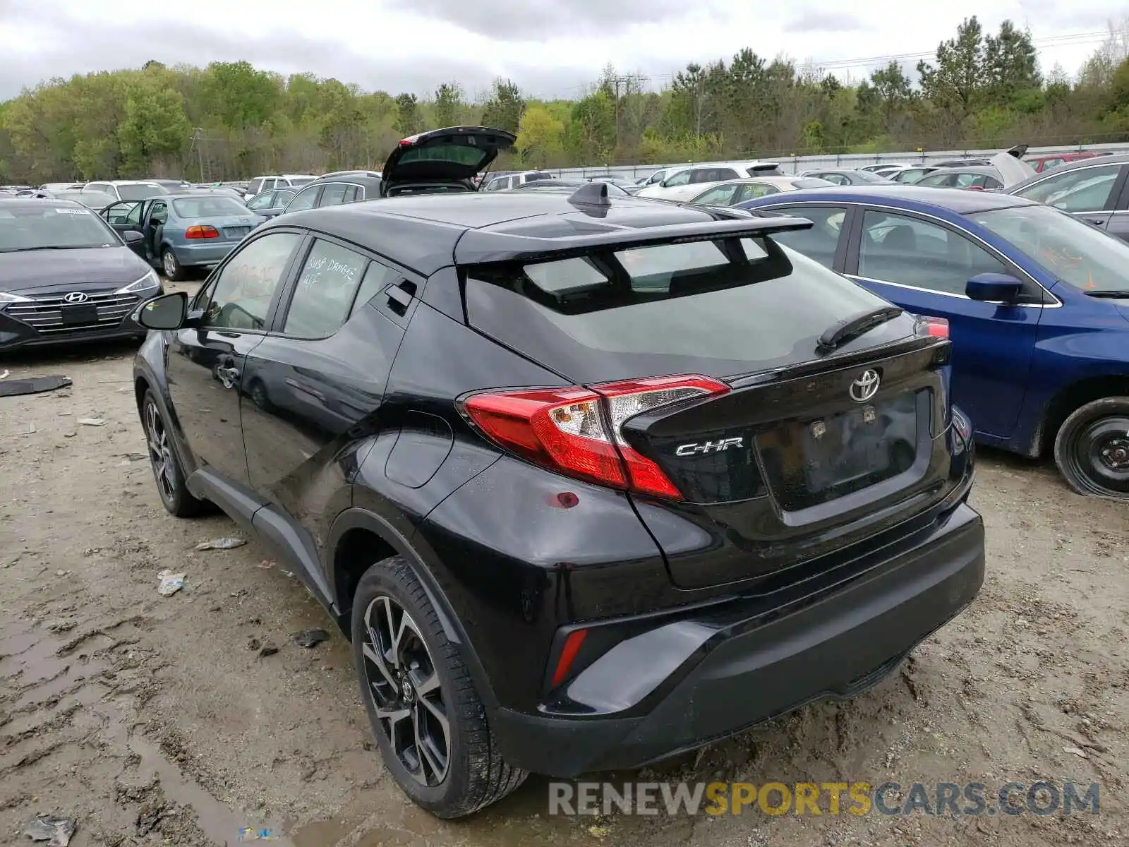 3 Photograph of a damaged car JTNKHMBX6K1042197 TOYOTA C-HR 2019