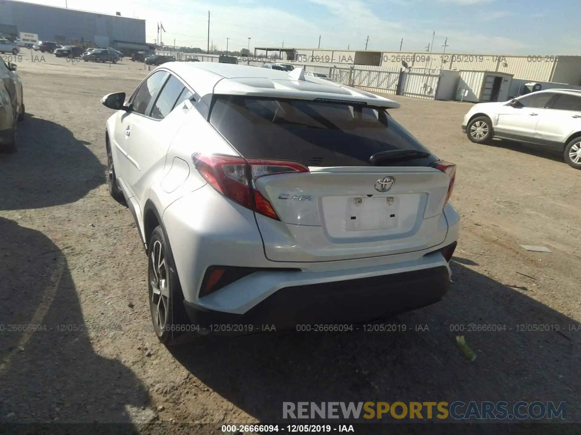 3 Photograph of a damaged car JTNKHMBX6K1042491 TOYOTA C-HR 2019