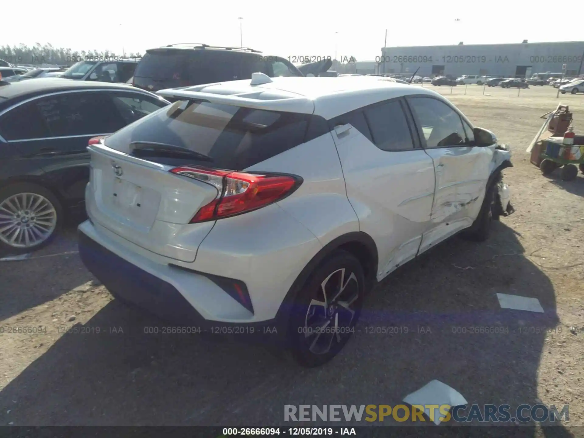 4 Photograph of a damaged car JTNKHMBX6K1042491 TOYOTA C-HR 2019